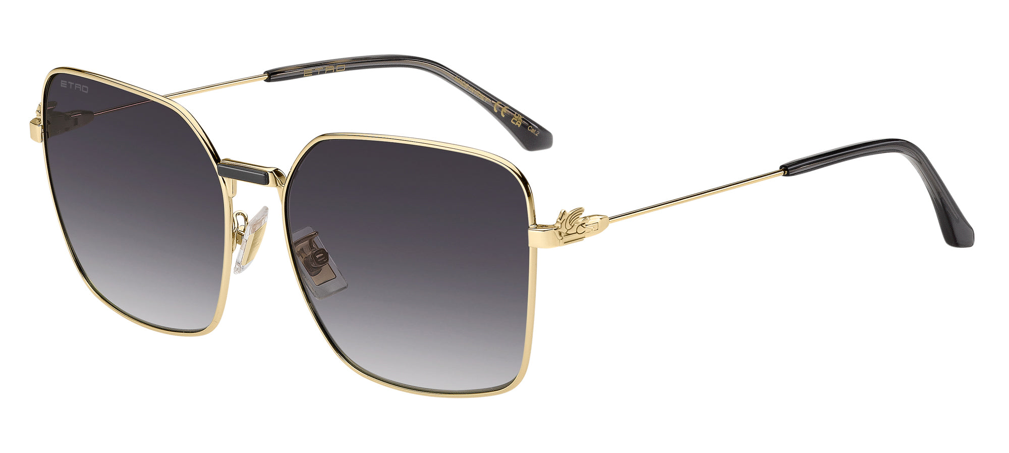 Authentic Etro 0061/F/S Ladies Sunglasses Gold Grey Gradient 60-16-145
