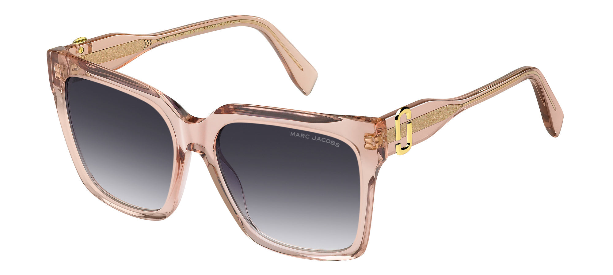 Authentic Marc Jacobs MARC 764/S Ladies Sunglasses Nude Dark Grey Gradient 57-17-145