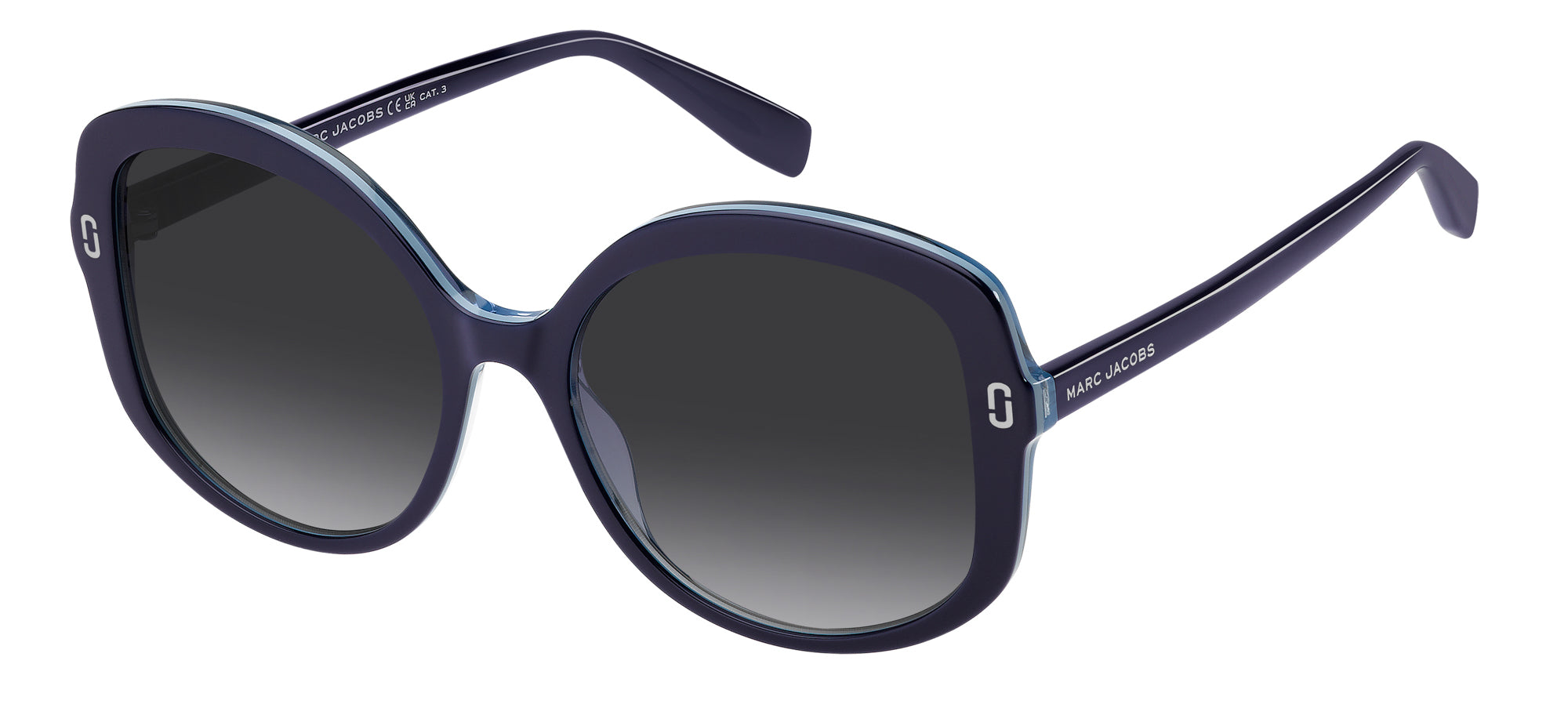 Authentic Marc Jacobs MJ 1119/S Ladies Sunglasses Blue Dark Grey Gradient 56-18-140