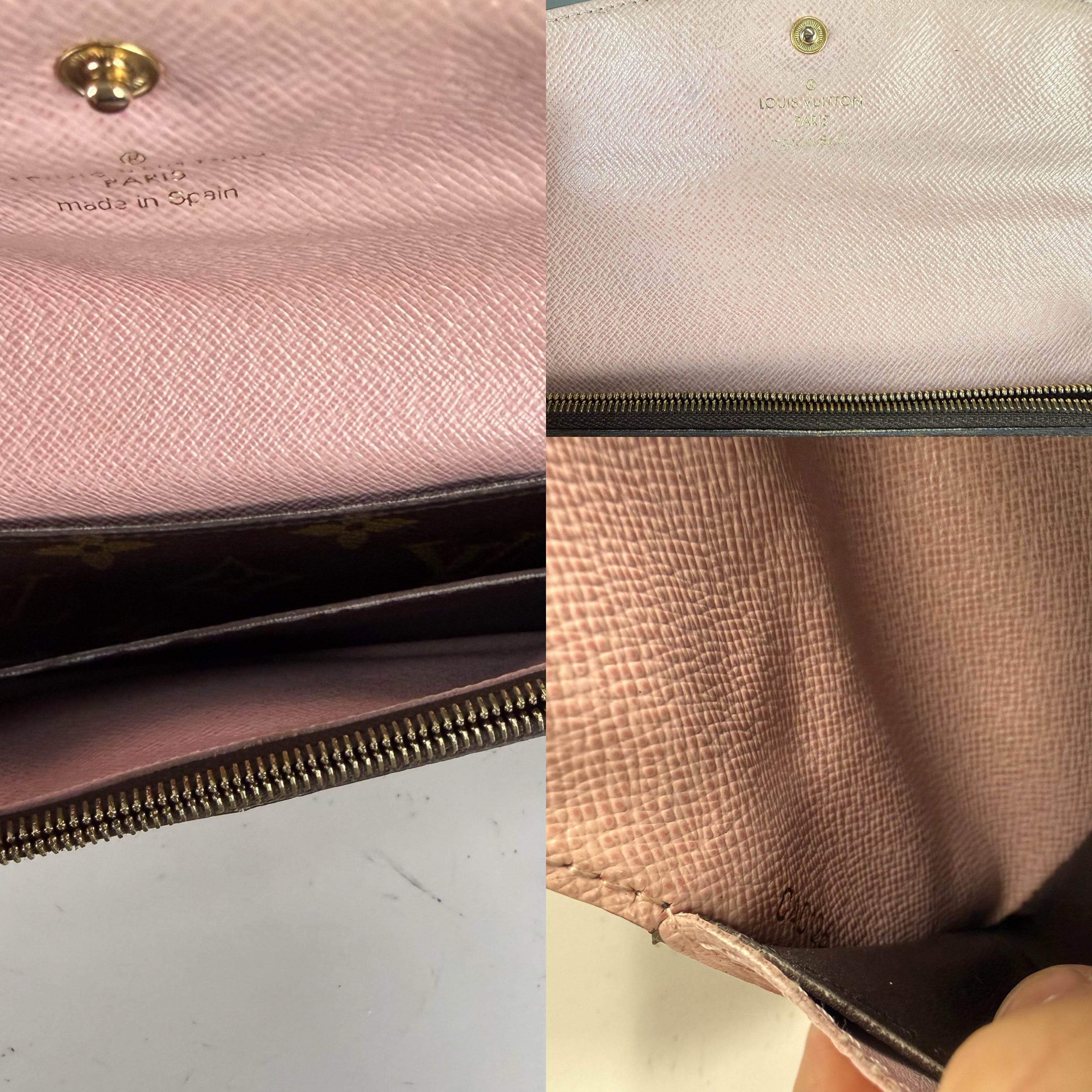 Authentic Louis Vuitton Emilie Wallet