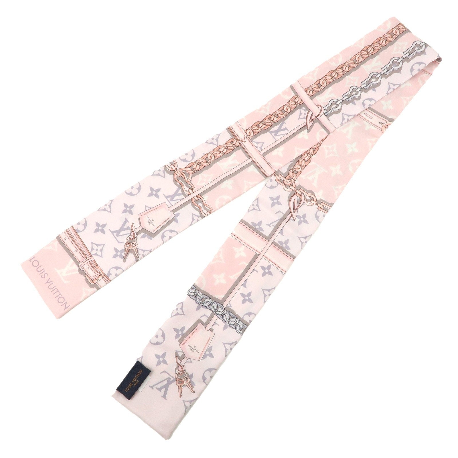 Authentic Louis Vuitton 100% Silk Bandeau  Confidential Scarf