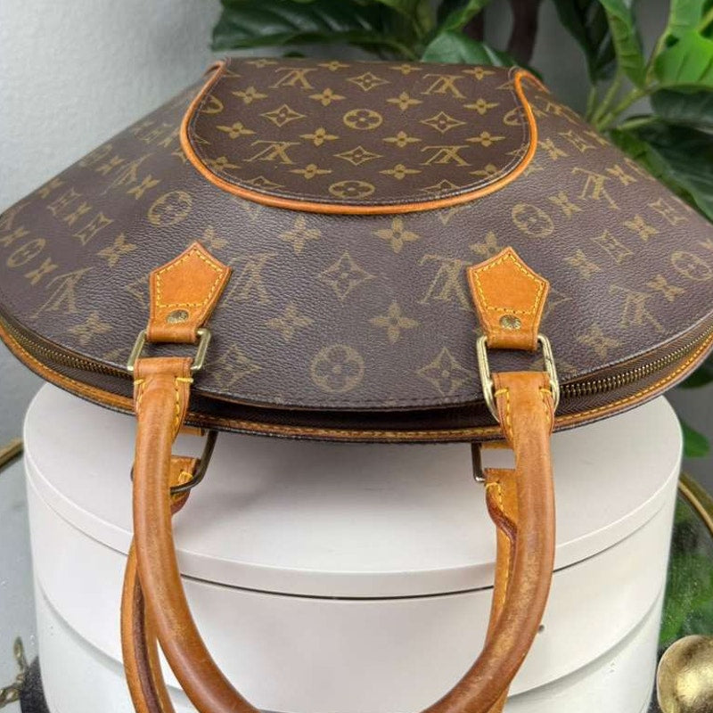 Authentic Louis Vuitton Monogram Canvas Ellipse MM Handbag