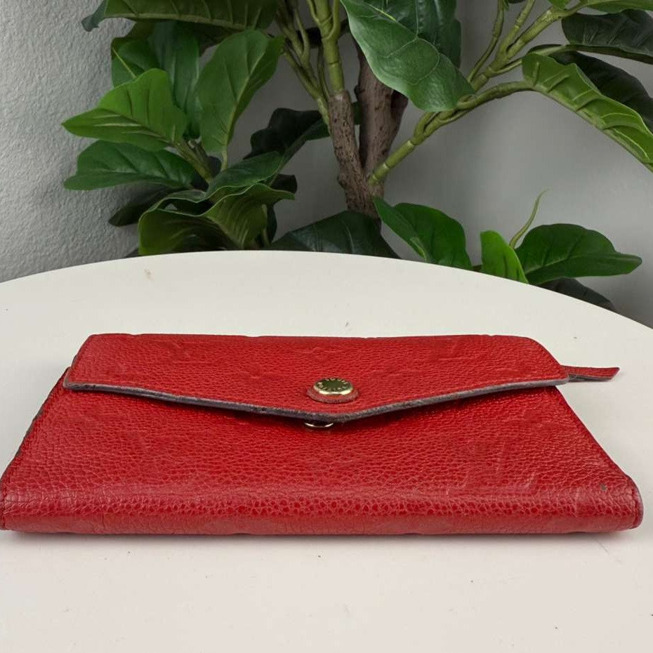 💎✨Authentic Louis Vuitton Monogram Empreinte Leather Pochette Cles Key Pouch