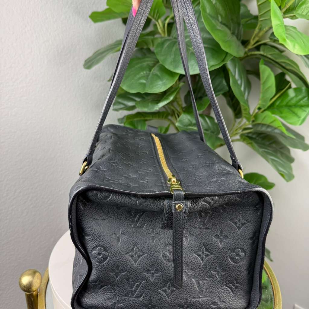 Authentic Louis Vuitton Lumineuse PM Monogram Empreinte Leather Bag