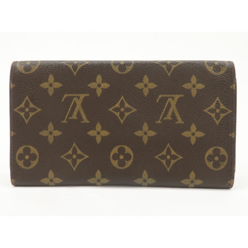 Authentic Louis Vuitton Monogram Portefeuille International Wallet