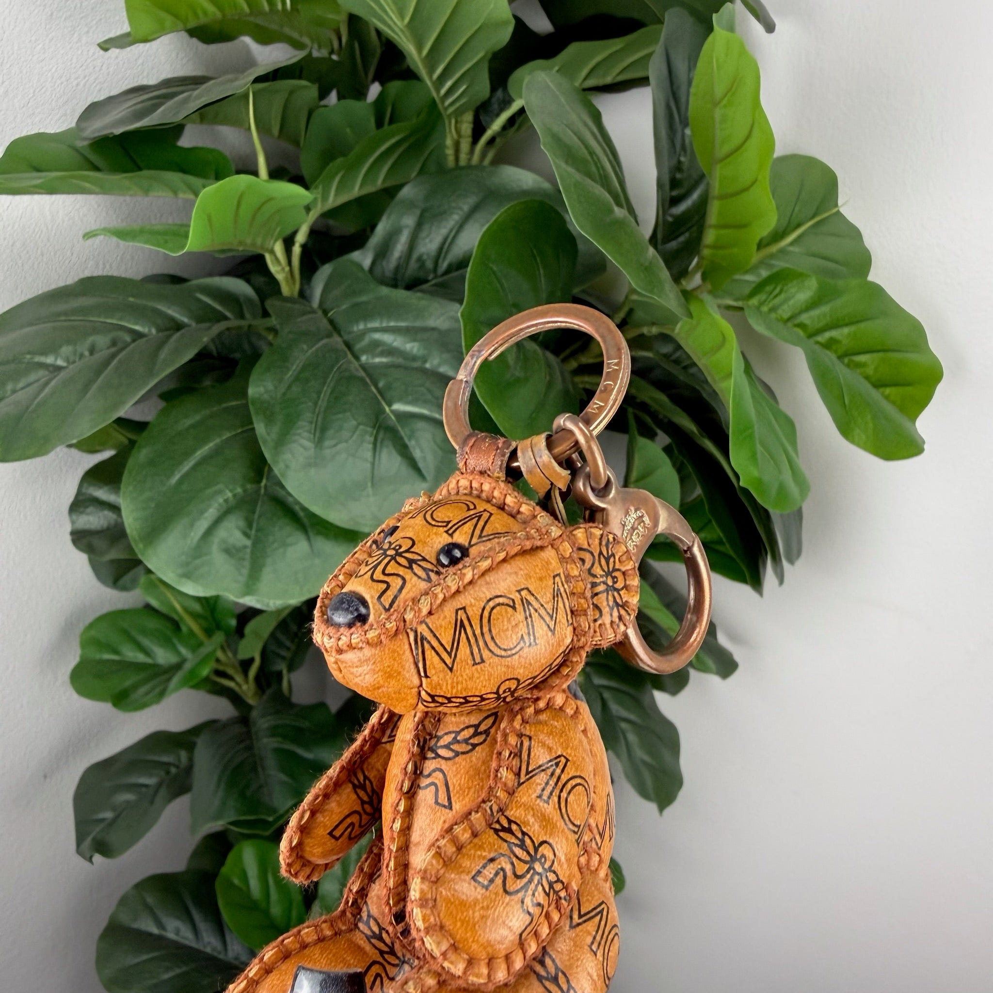 Authentic Mcm Bear Key Ring - Certificate of Authenticity included