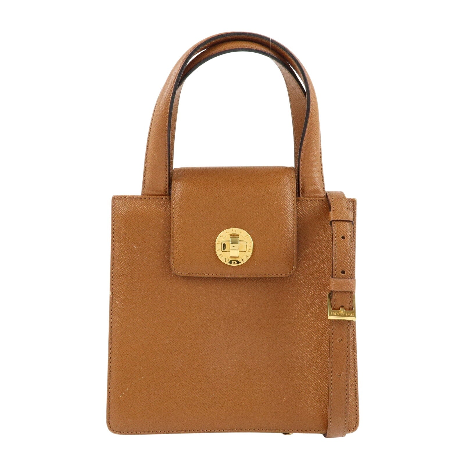 Authentic BVLGARI Handbag Brown