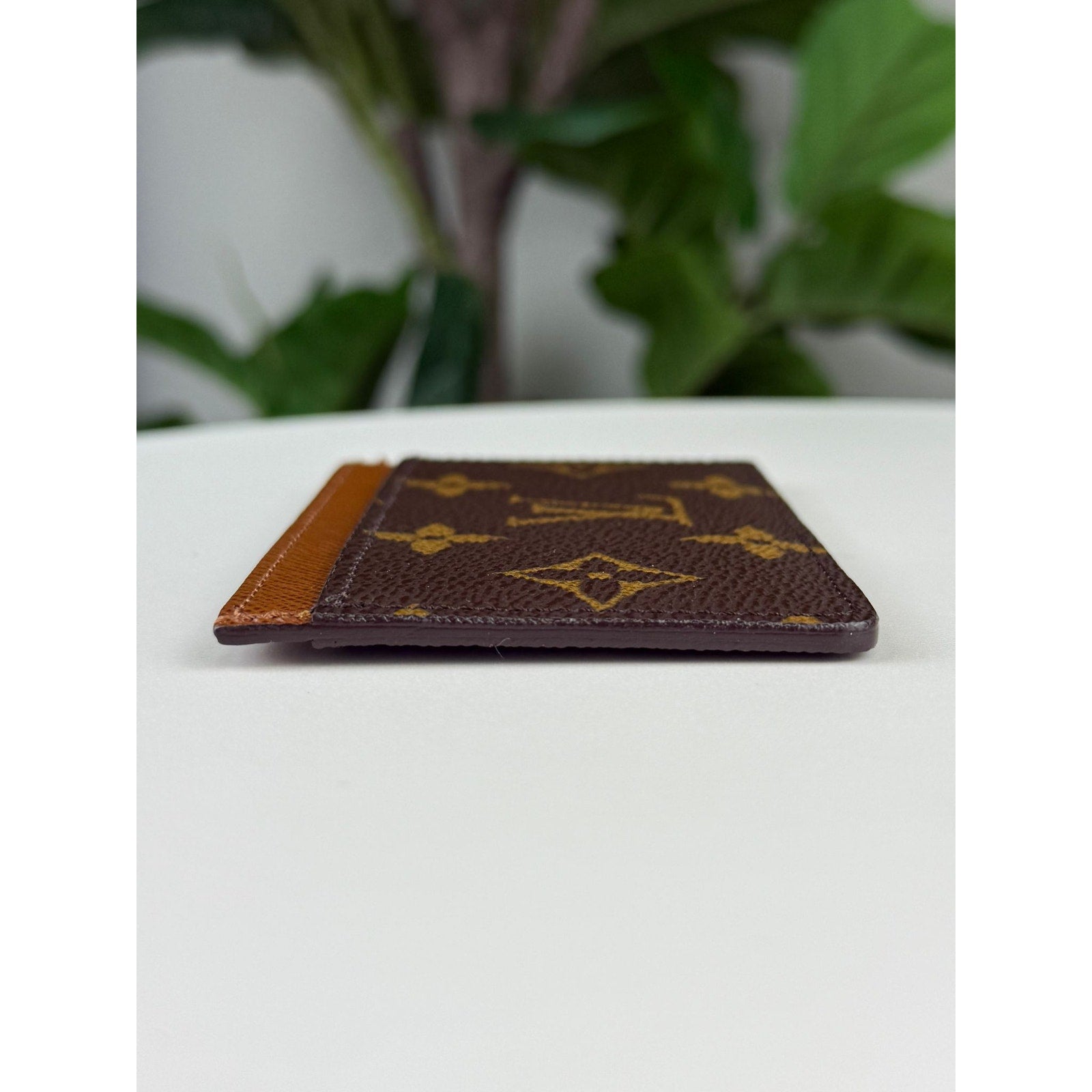 Authentic Louis Vuitton Monogram Porte Cartes Card Wallet