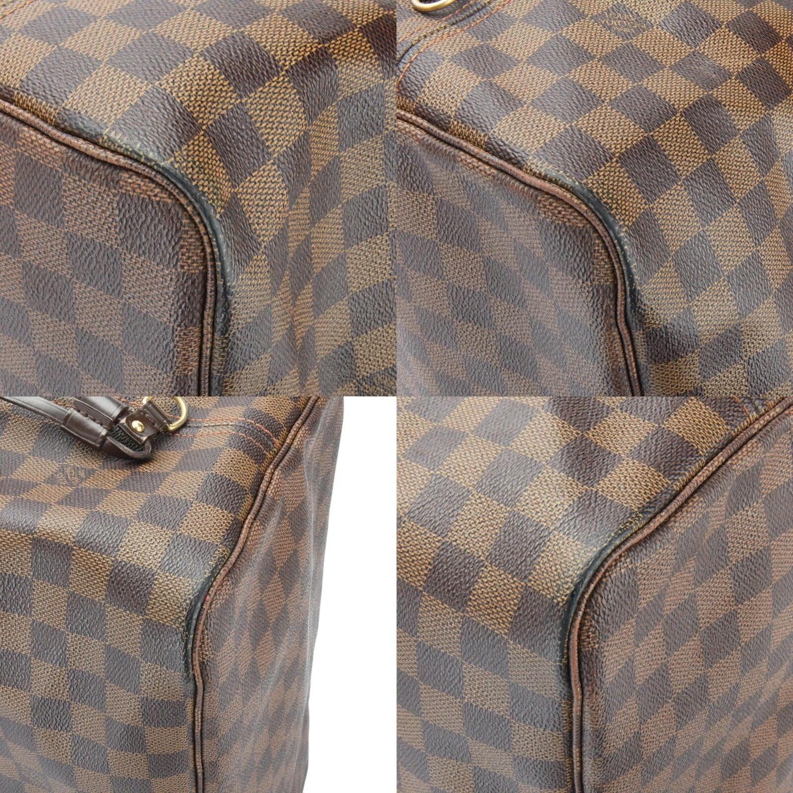 Authentic Louis Vuitton Neverfull GM Damier Ebene Tote Bag