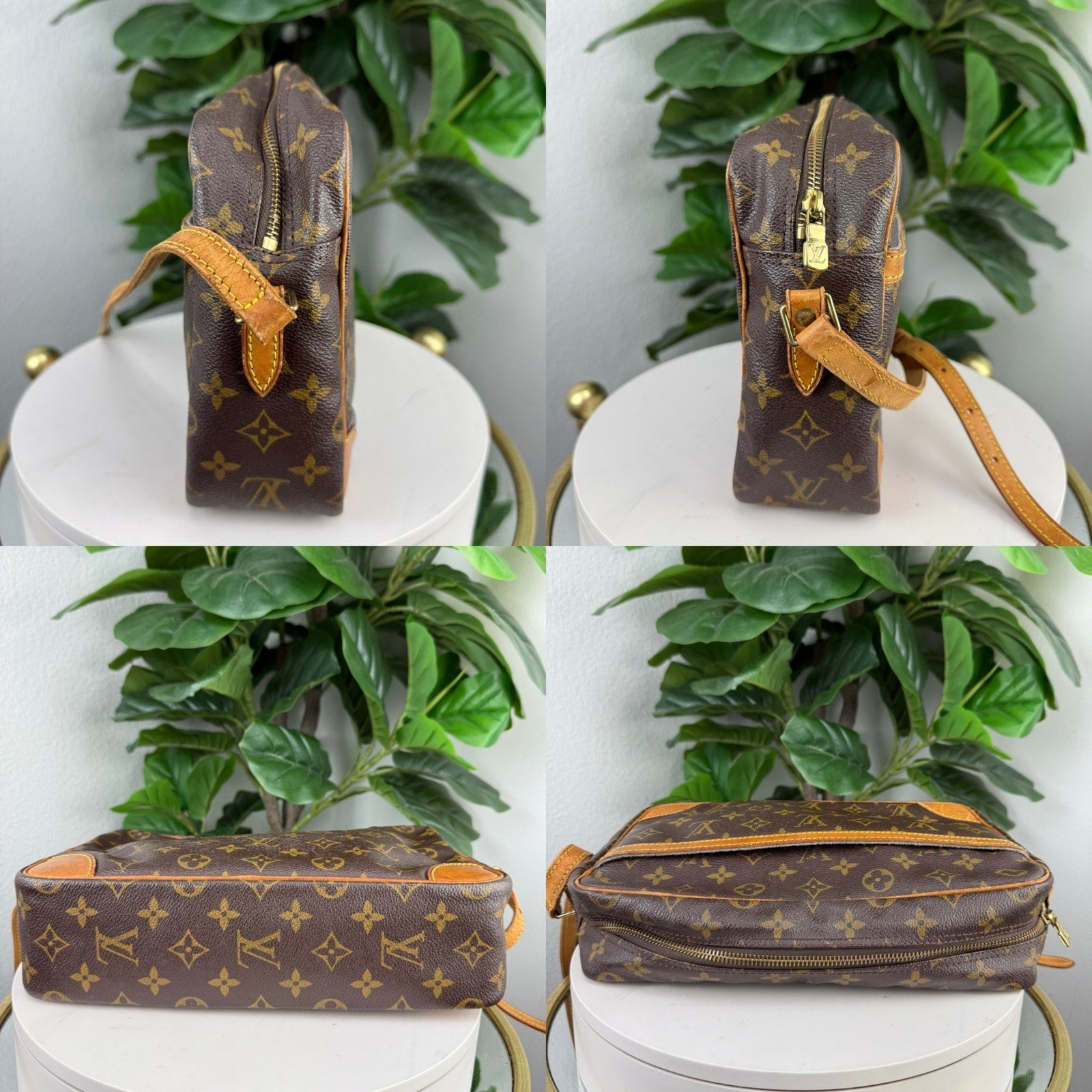 Louis Vuitton Trocadero GM Monogram Canvas Crossbody Bag Authentic Pre Owned