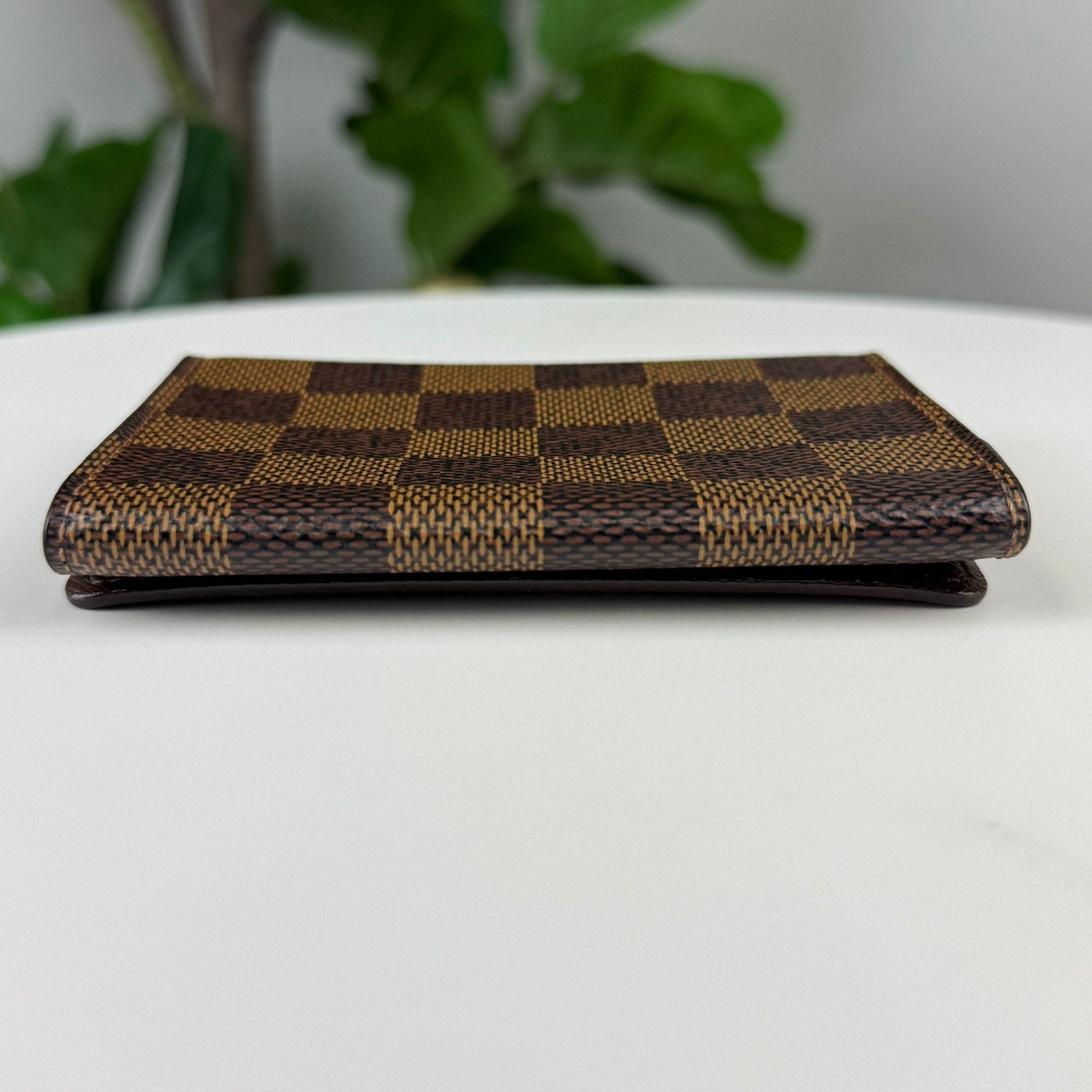 Authentic Louis Vuitton Damier Envelope Carte de Visite Card Wallet
