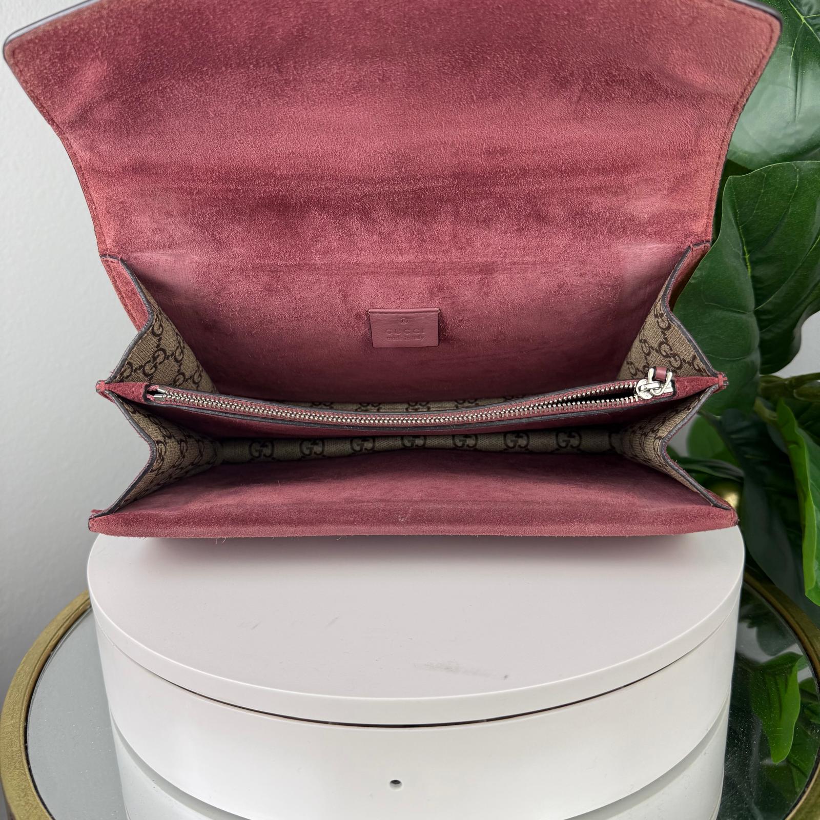 Authentic Gucci Dionysus GG Blooms Monogram Shoulder Bag