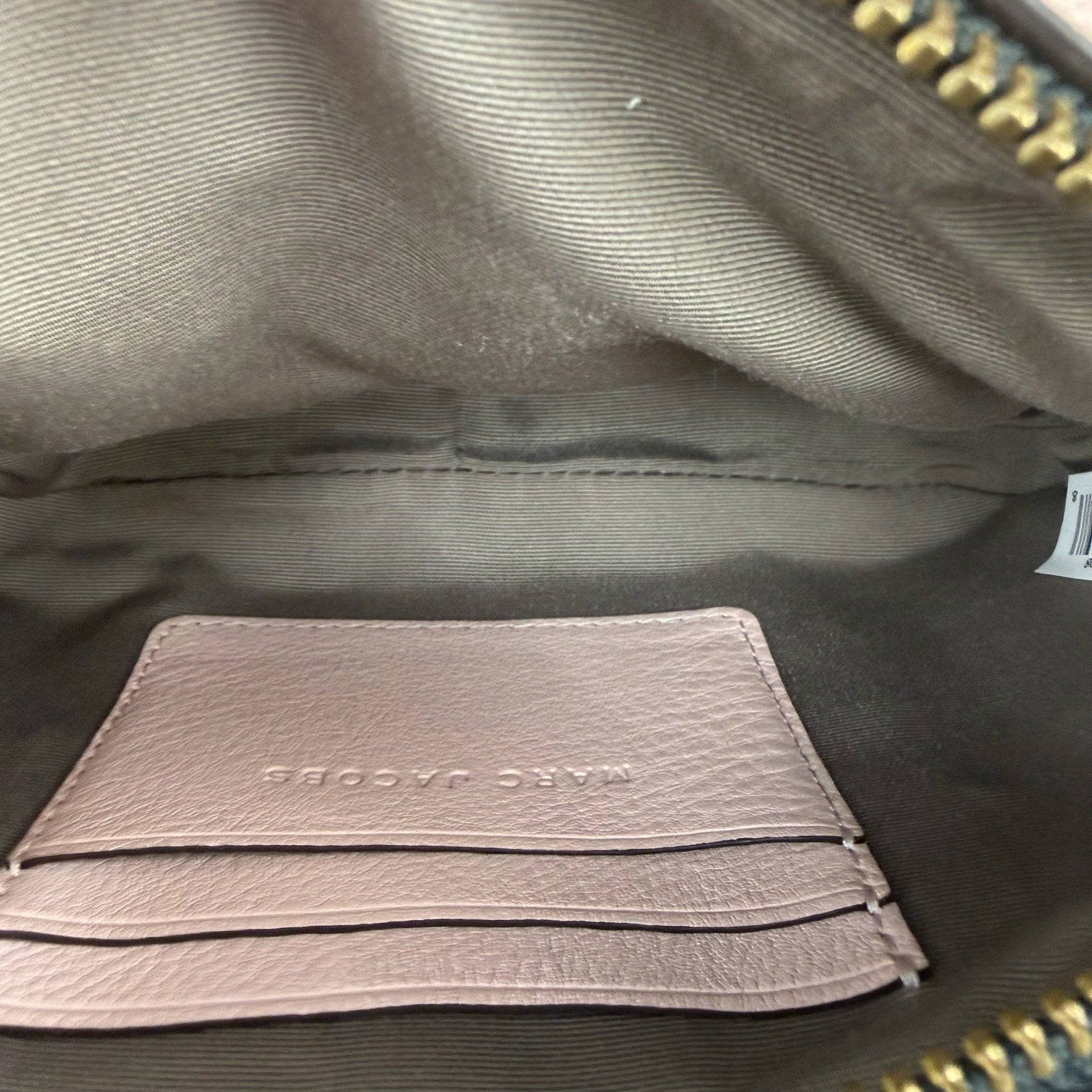 Marc Jacobs Snapshot Pink Leather Crossbody Shoulder Bag Authentic Pre Owned