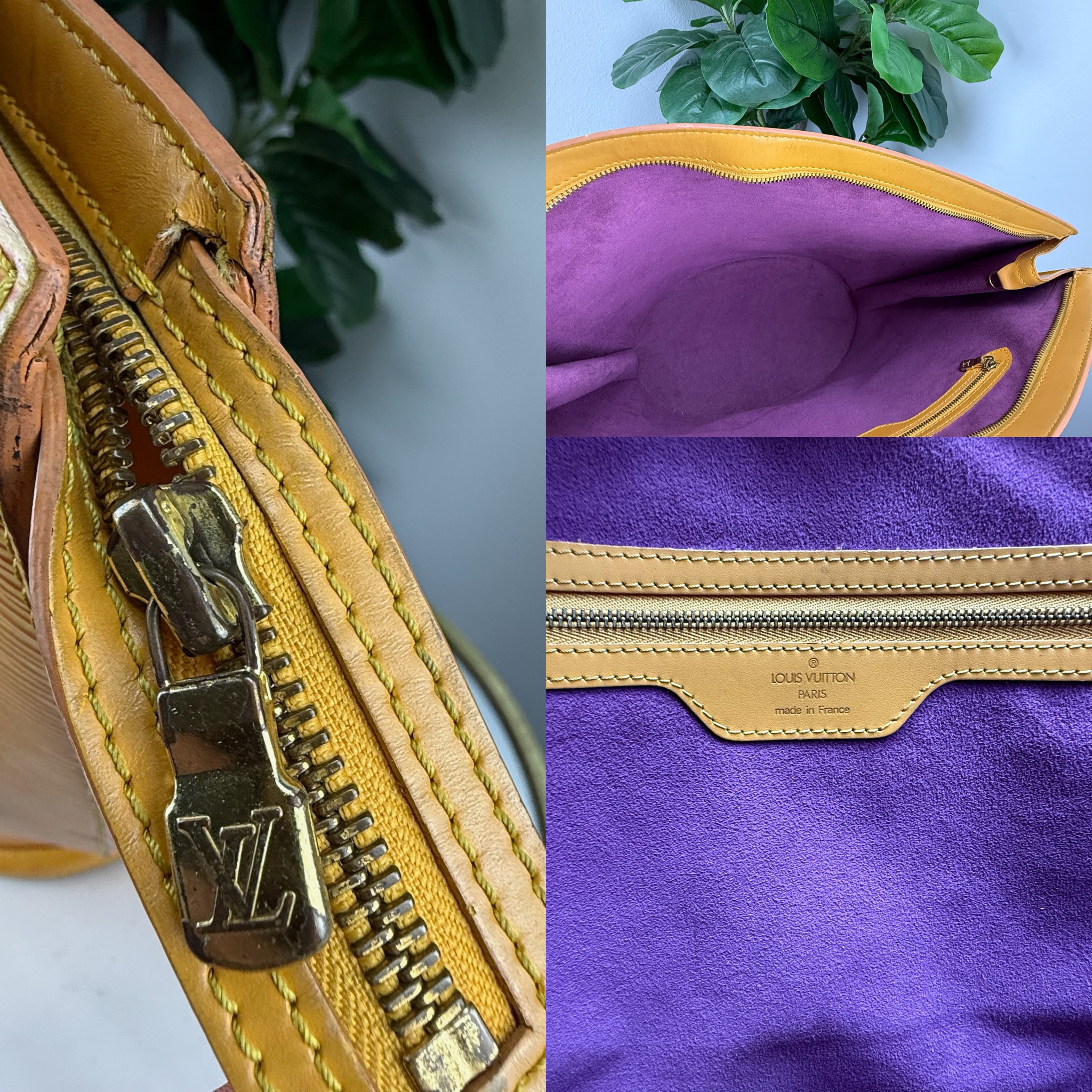 Authentic Louis Vuitton Epi Shoulder Bag - Certificate of Authenticity included