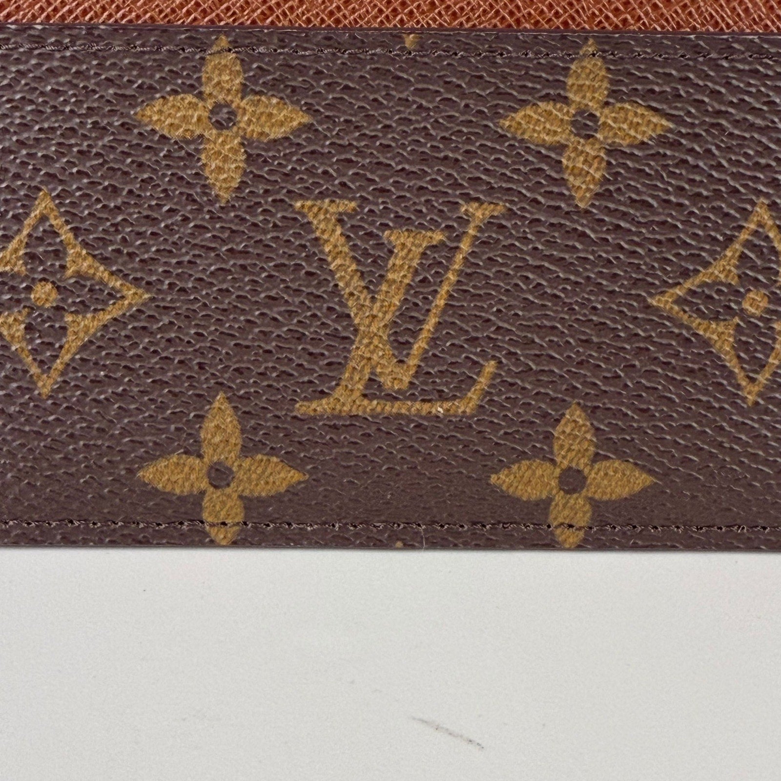 Authentic Louis Vuitton Monogram Porte Cartes Simple Card Case
