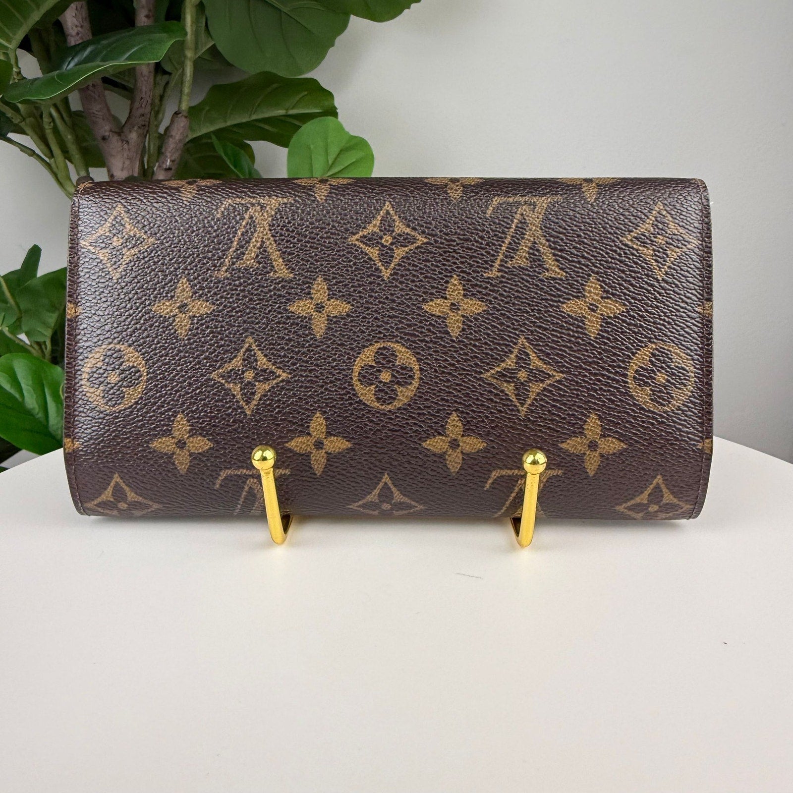 Authentic Louis Vuitton Monogram Portefeuille Sarah Long Wallet