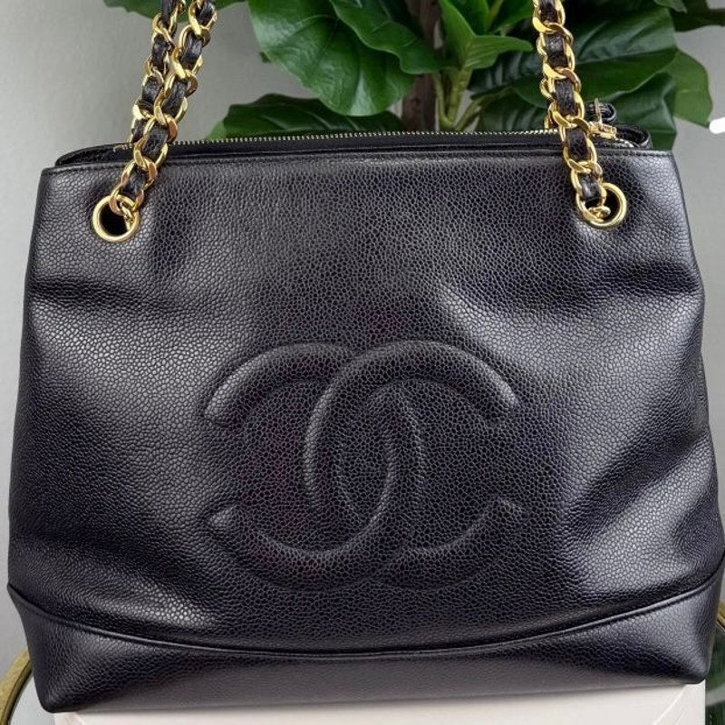 Authentic CHANEL COCO Mark Chain Shoulder Bag