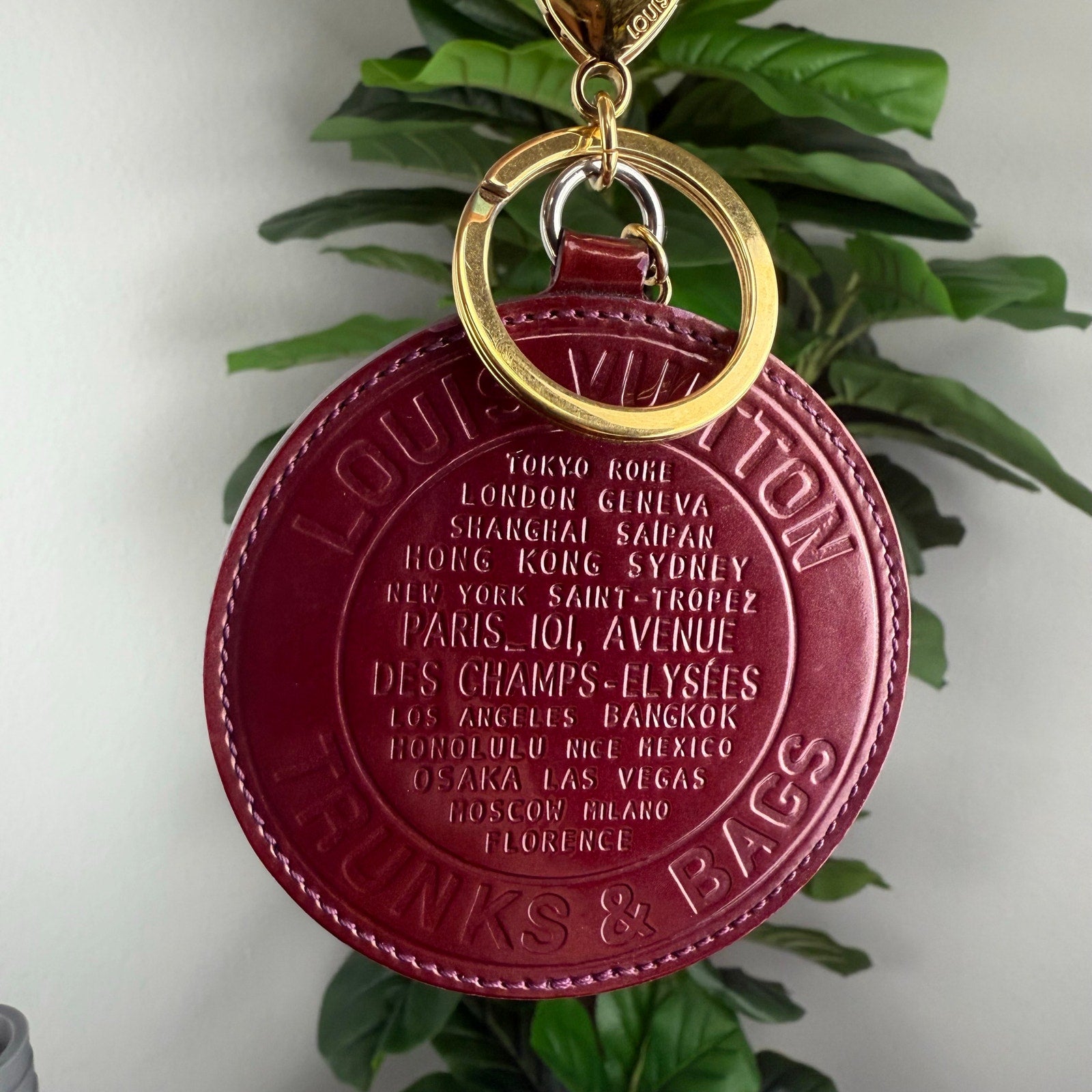 Authentic Louis Vuitton Pomme D'Amour Vernis Bag Charm