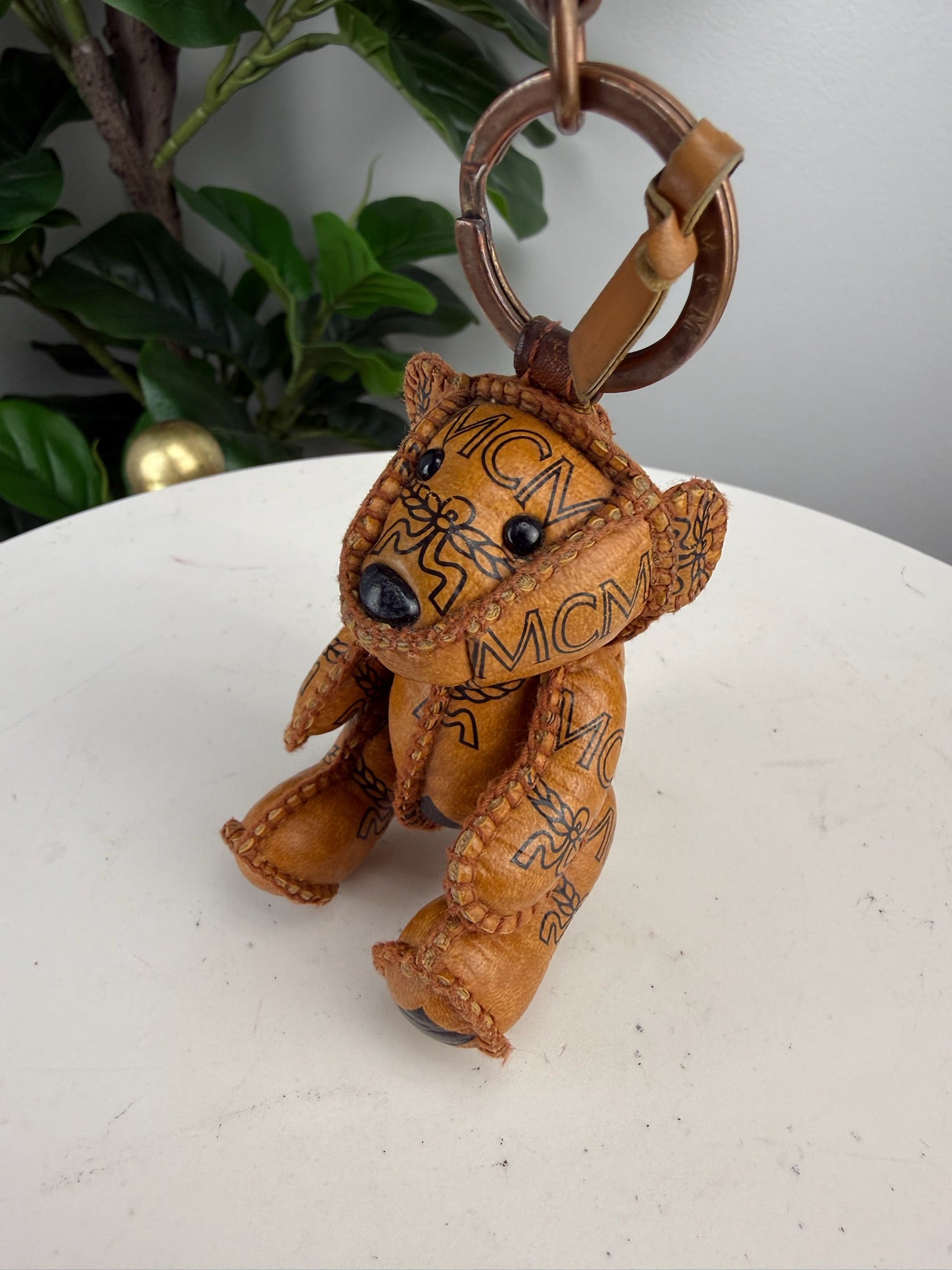 Authentic Mcm Bear Key Ring - Certificate of Authenticity included