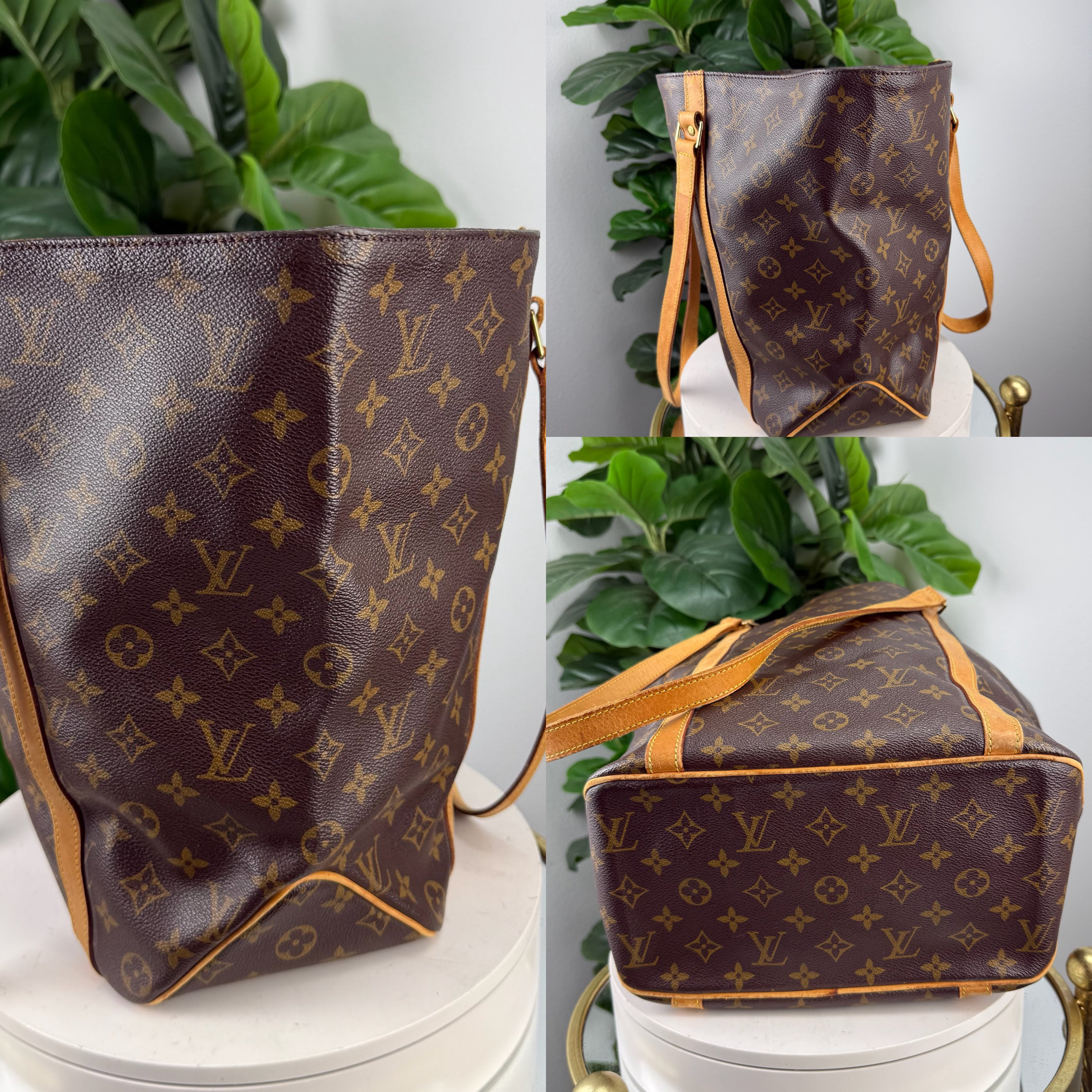 Authentic Louis Vuitton Sac Shopping Tote Bag Extra Large- Certificate of Authenticity included