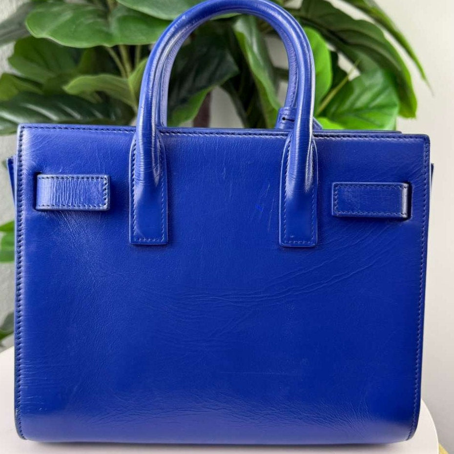 Authentic Saint Laurent Sac de Jour Nano Tote Bag