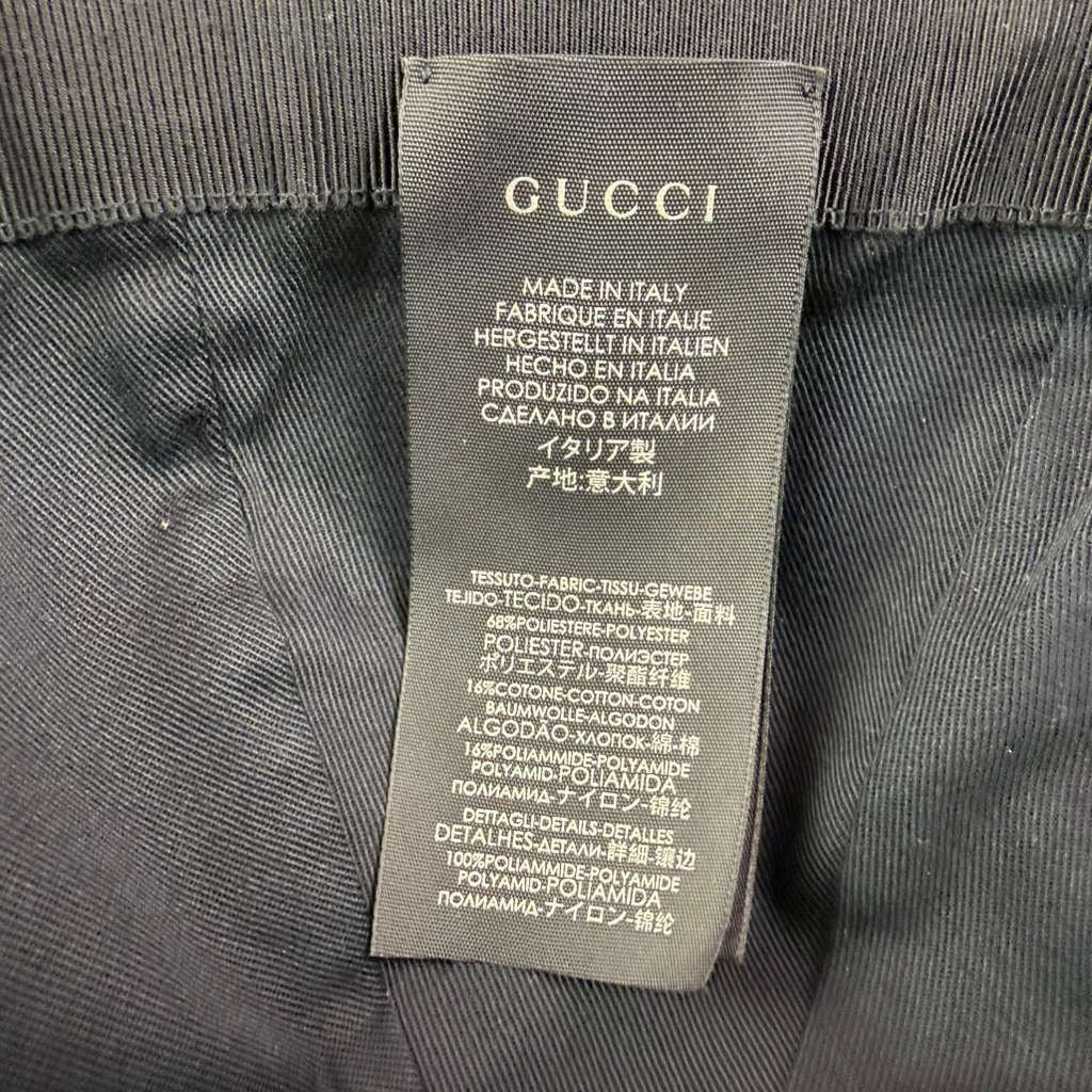 Authentic Gucci Cap Black Polyester