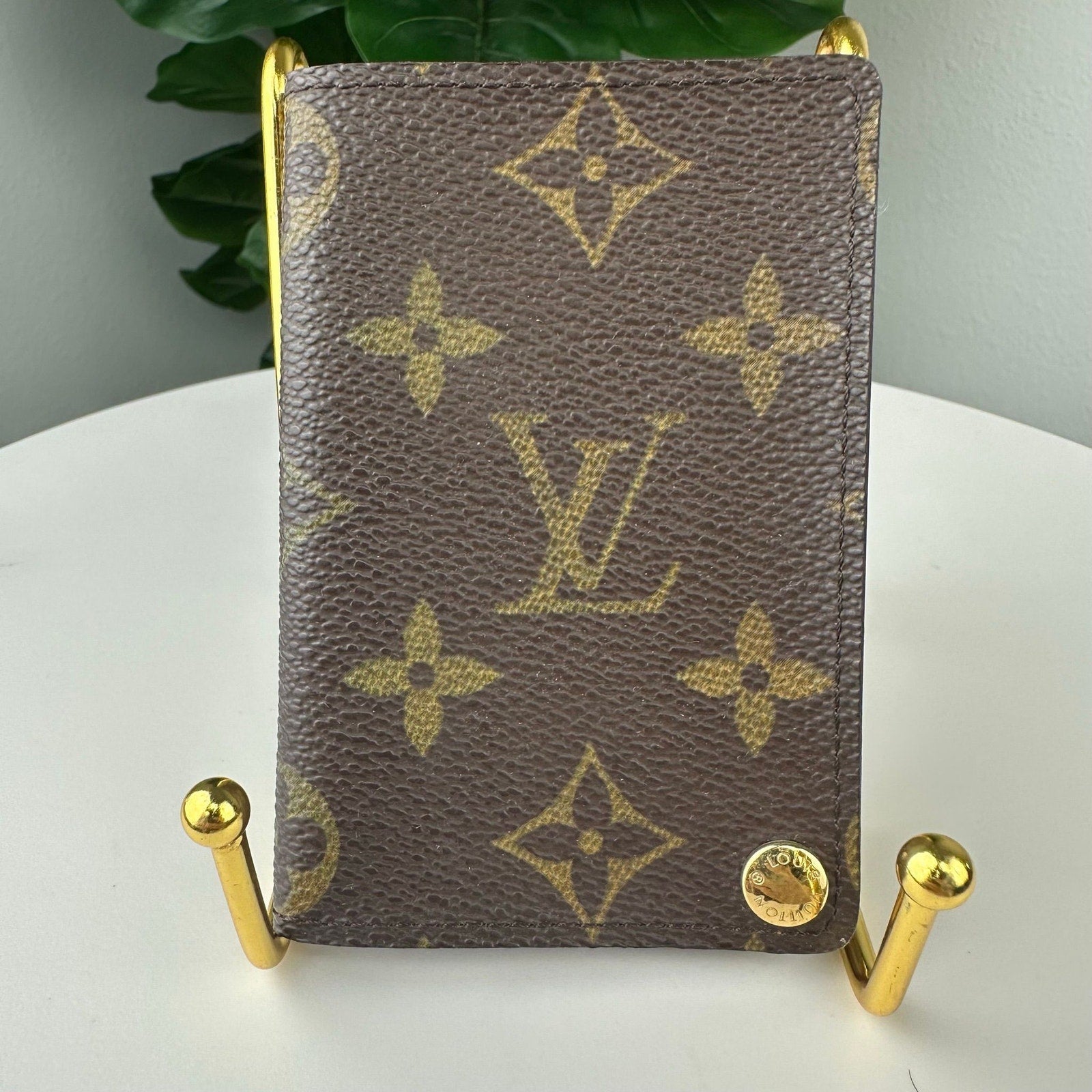 💎Authentic Louis Vuitton Monogram Credit Card Photo Holder