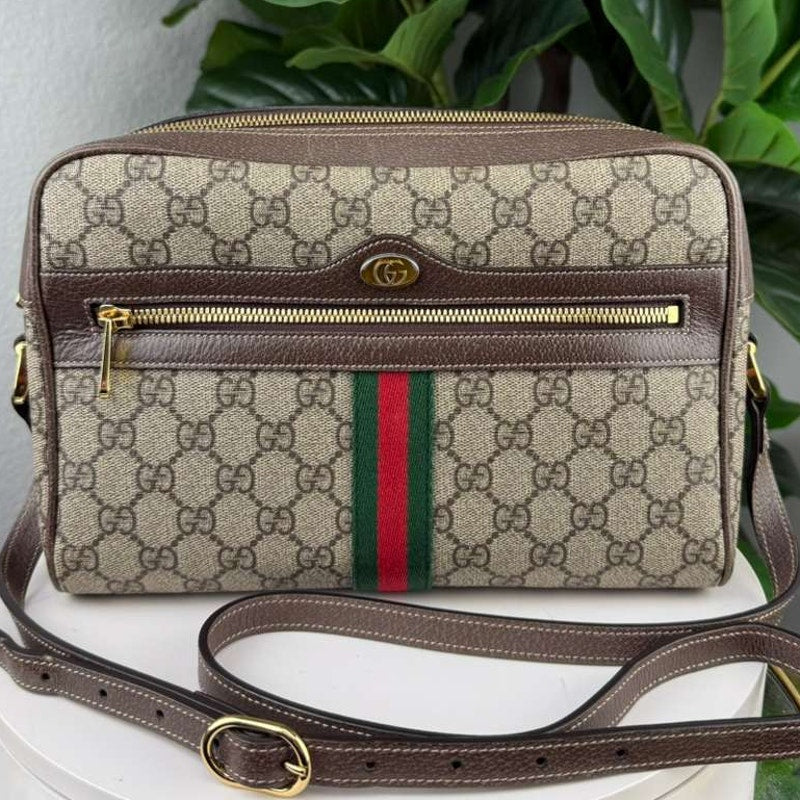 Authentic Gucci Ophidia GG Supreme Shoulder Bag