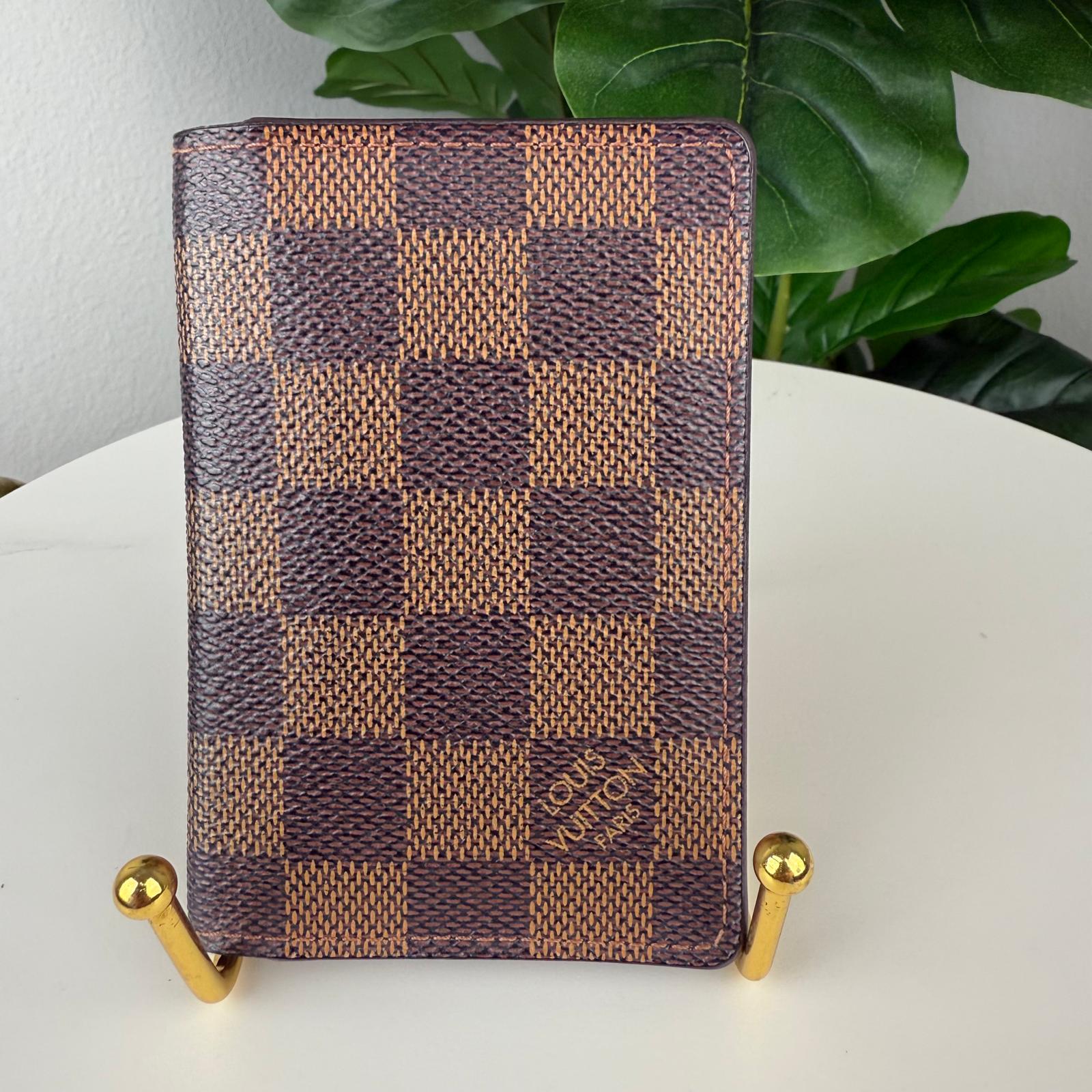 Authentic Louis Vuitton Damier Canvas Ebene Wallet
