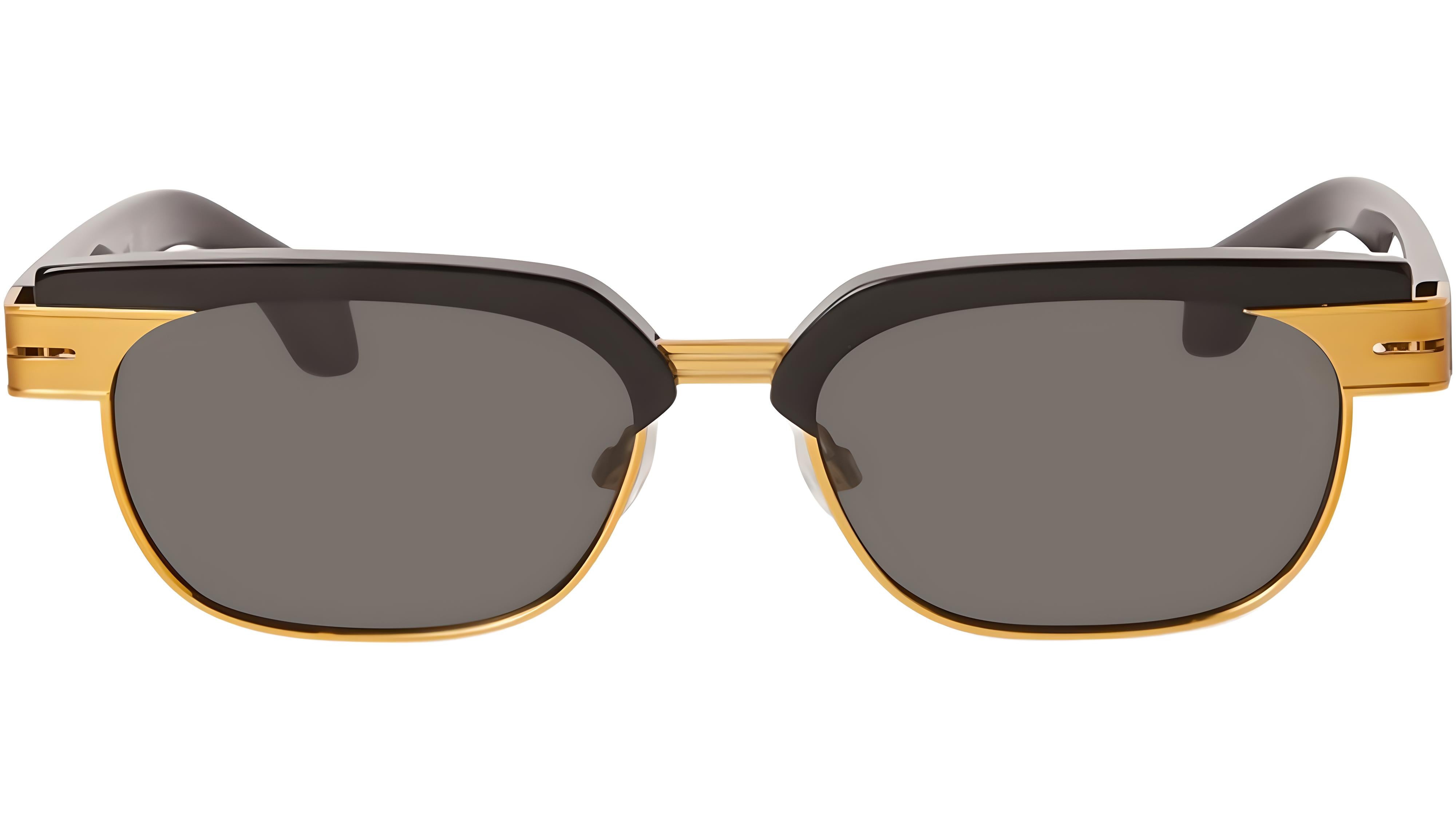Authentic Palm Angels Fortuna Ladies Sunglasses Glossy Black 54-17-140