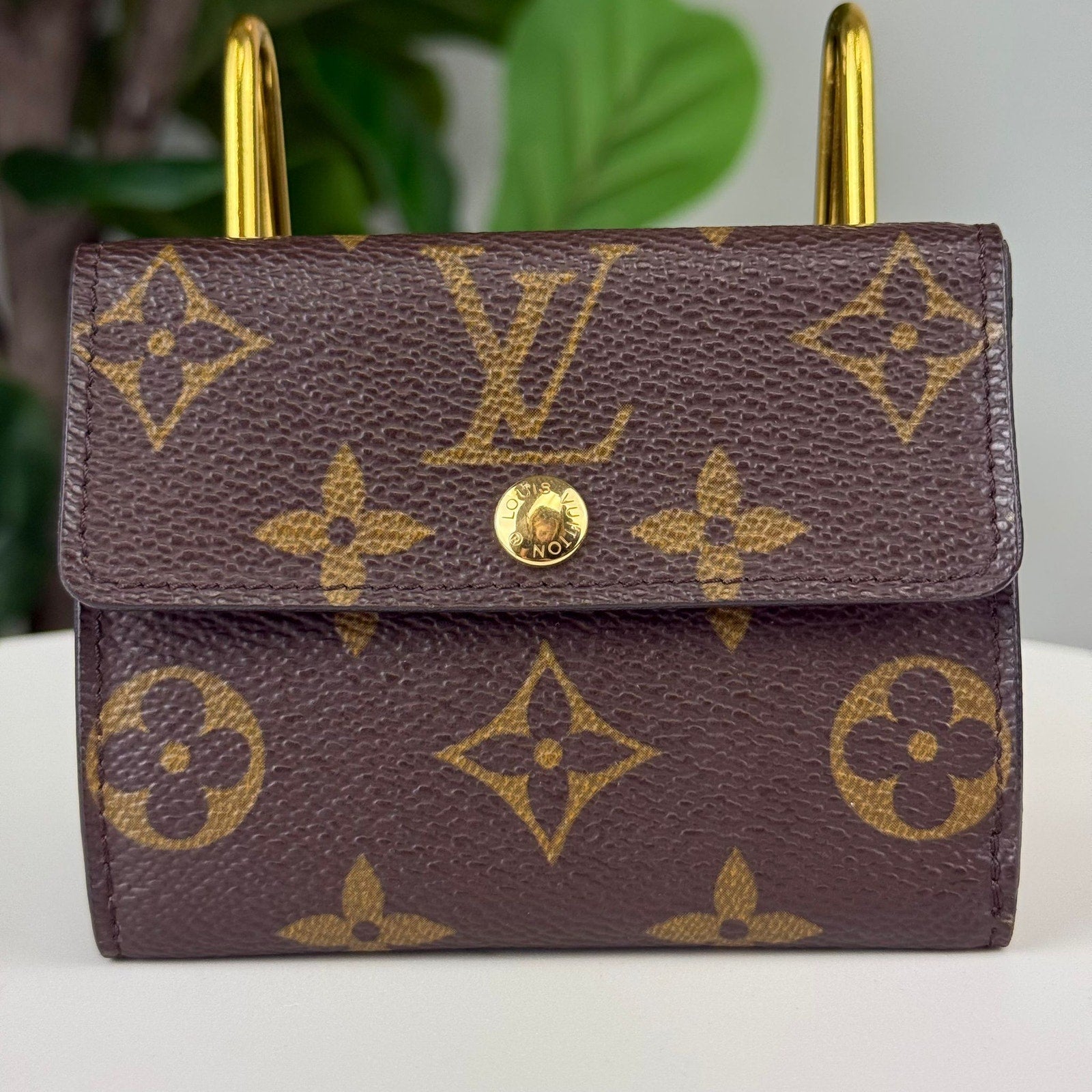 Authentic Louis Vuitton Monogram Ludlow Compact Wallet Small Wallet