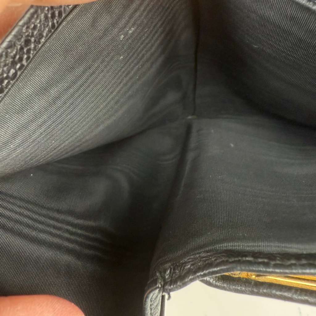 💎✨Authentic Vintage Chanel Black Caviar Leather Wallet