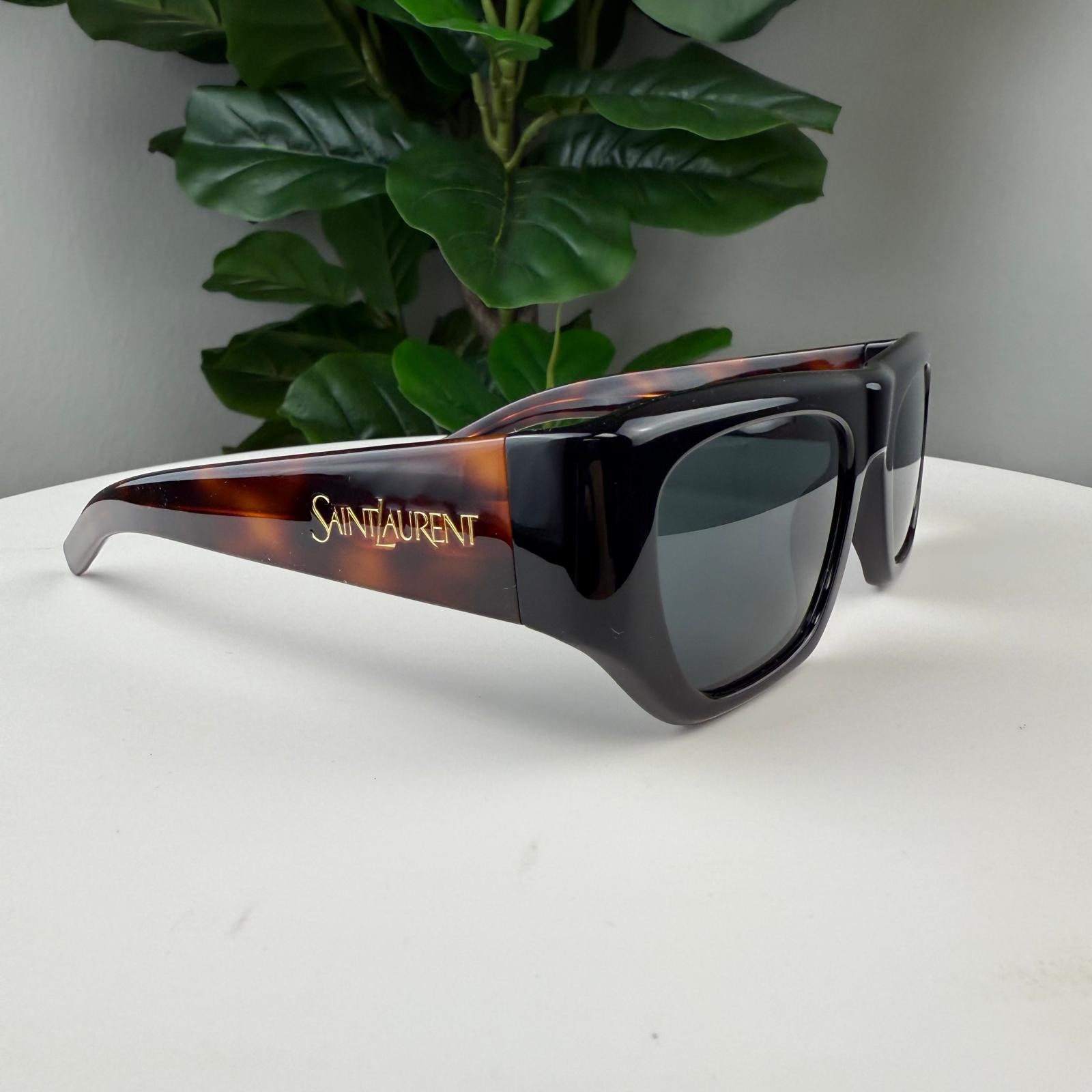 YS Saint Laurent Black Havana Sunglasses