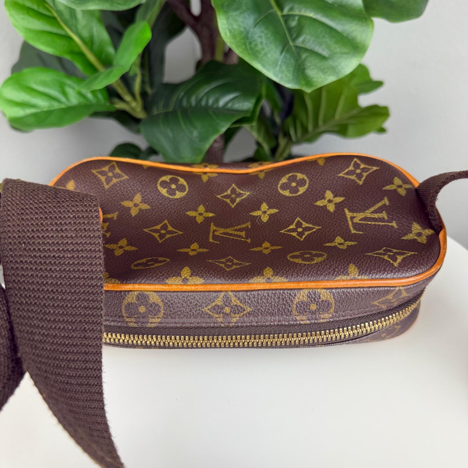 Authentic Louis Vuitton Monogram Pochette Gange Crossbody Bag