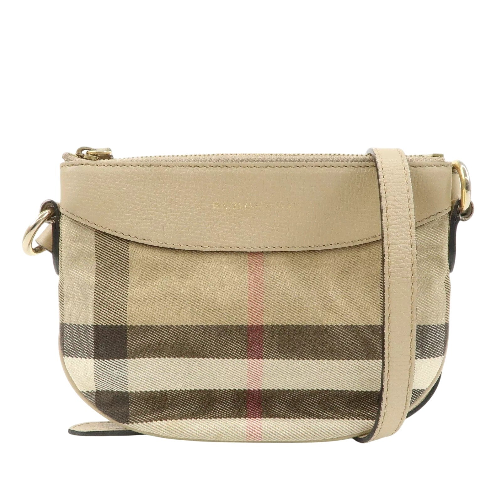 Authentic BURBERRY Nova Plaid Shoulder Bag