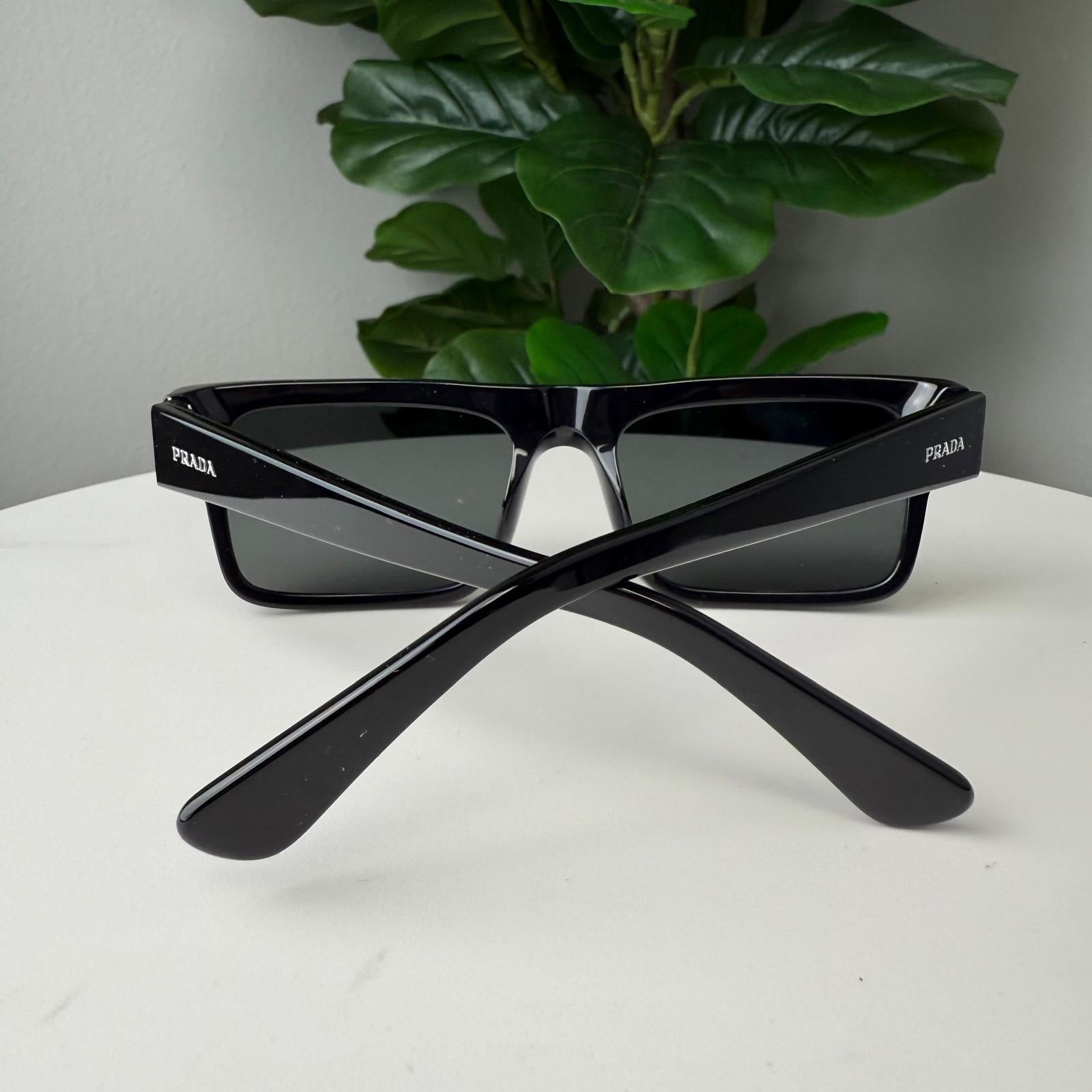 S201 PRADA Black Polarized Men's Sunglasses