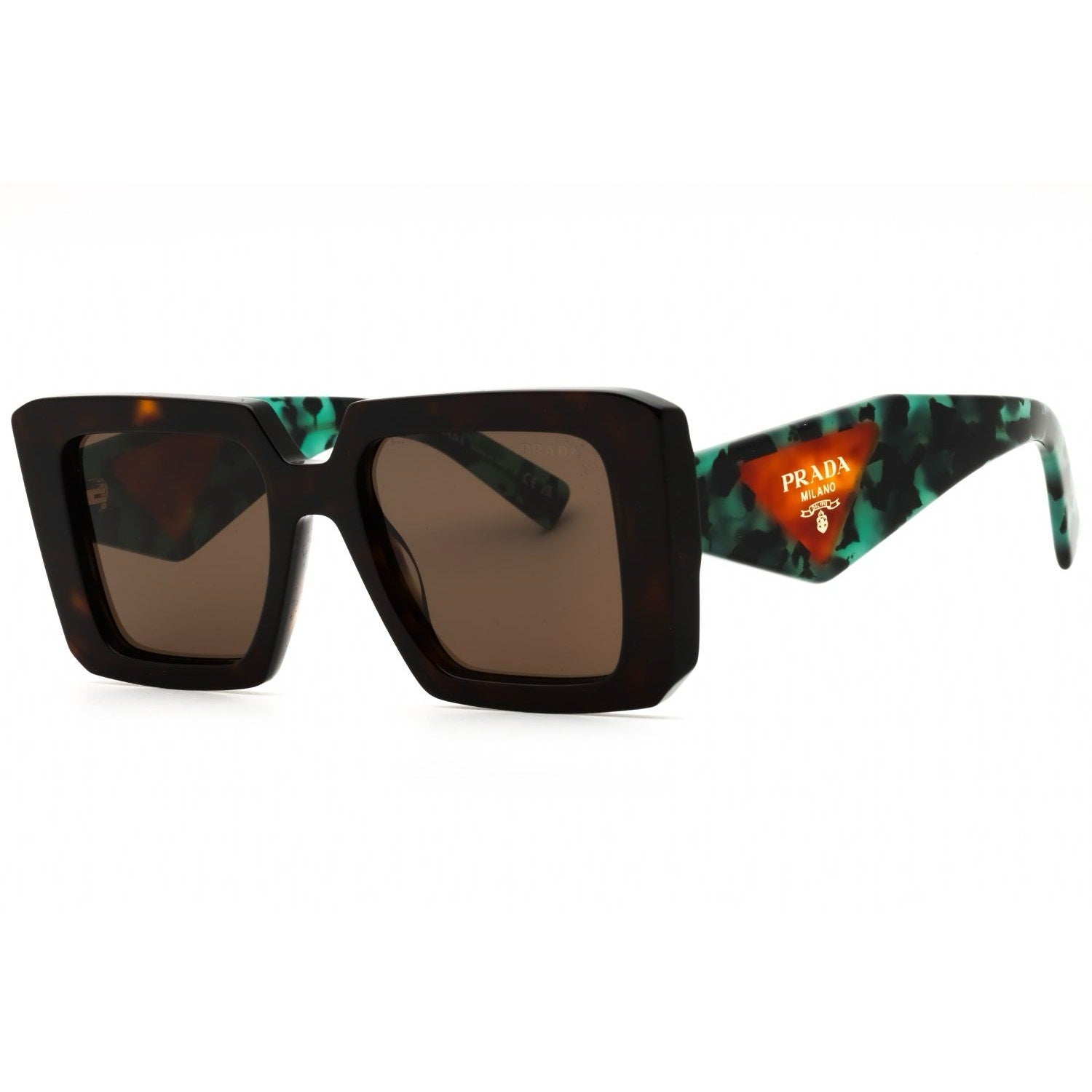 $500+ Retail Prada Symbole Evolution Square-frame Sunglasses