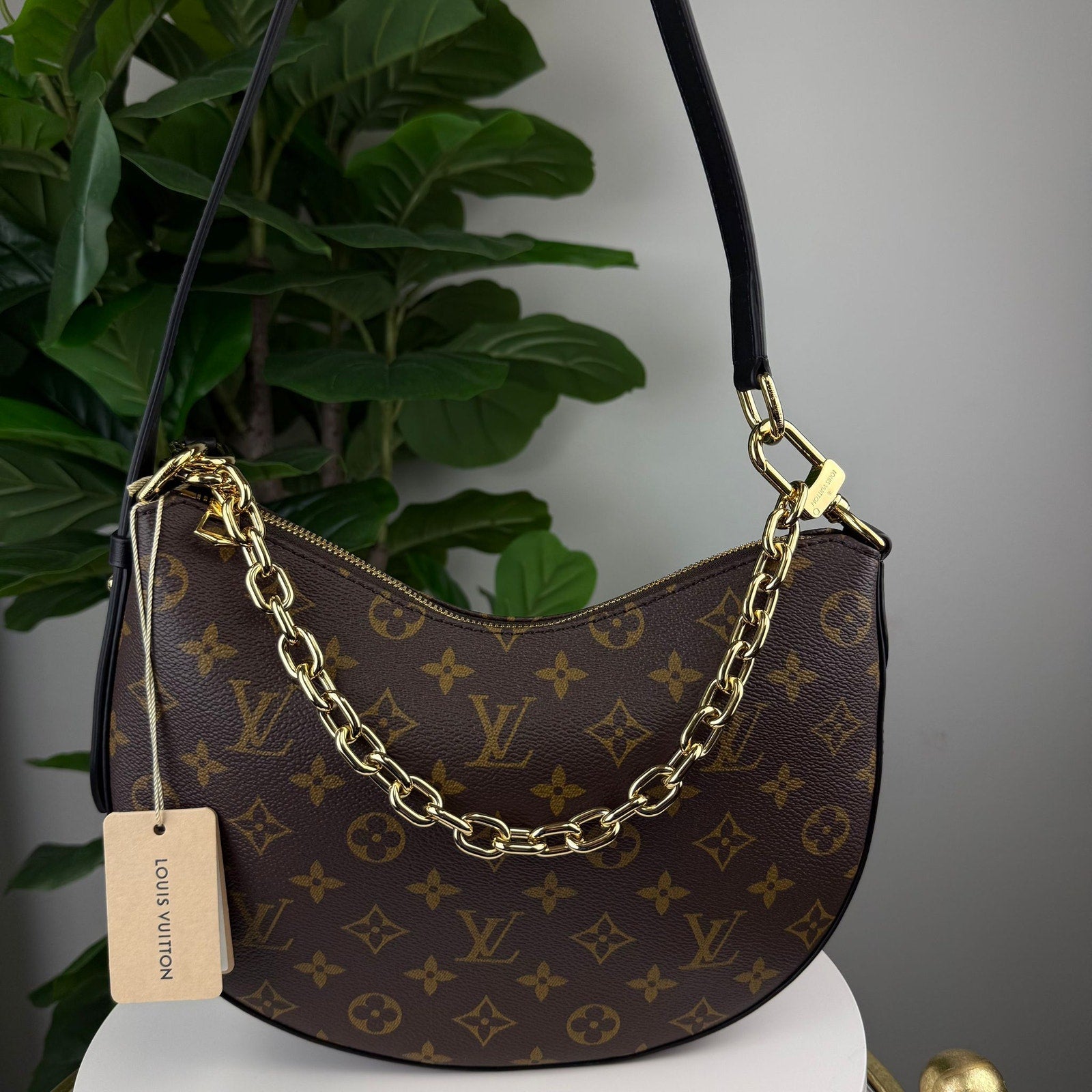 Authentic Louis Vuitton Cookie BB Monogram Canvas Handbag