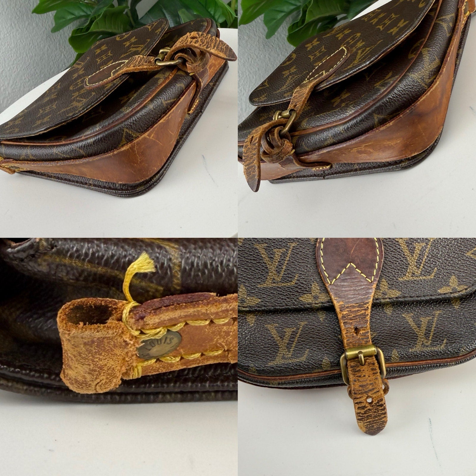 Authentic Louis Vuitton Cartouchiere PM Shoulder Bag