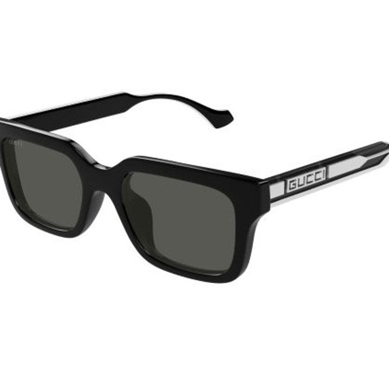 $600+ Retail Gucci Lettering Rectangular Sunglasses