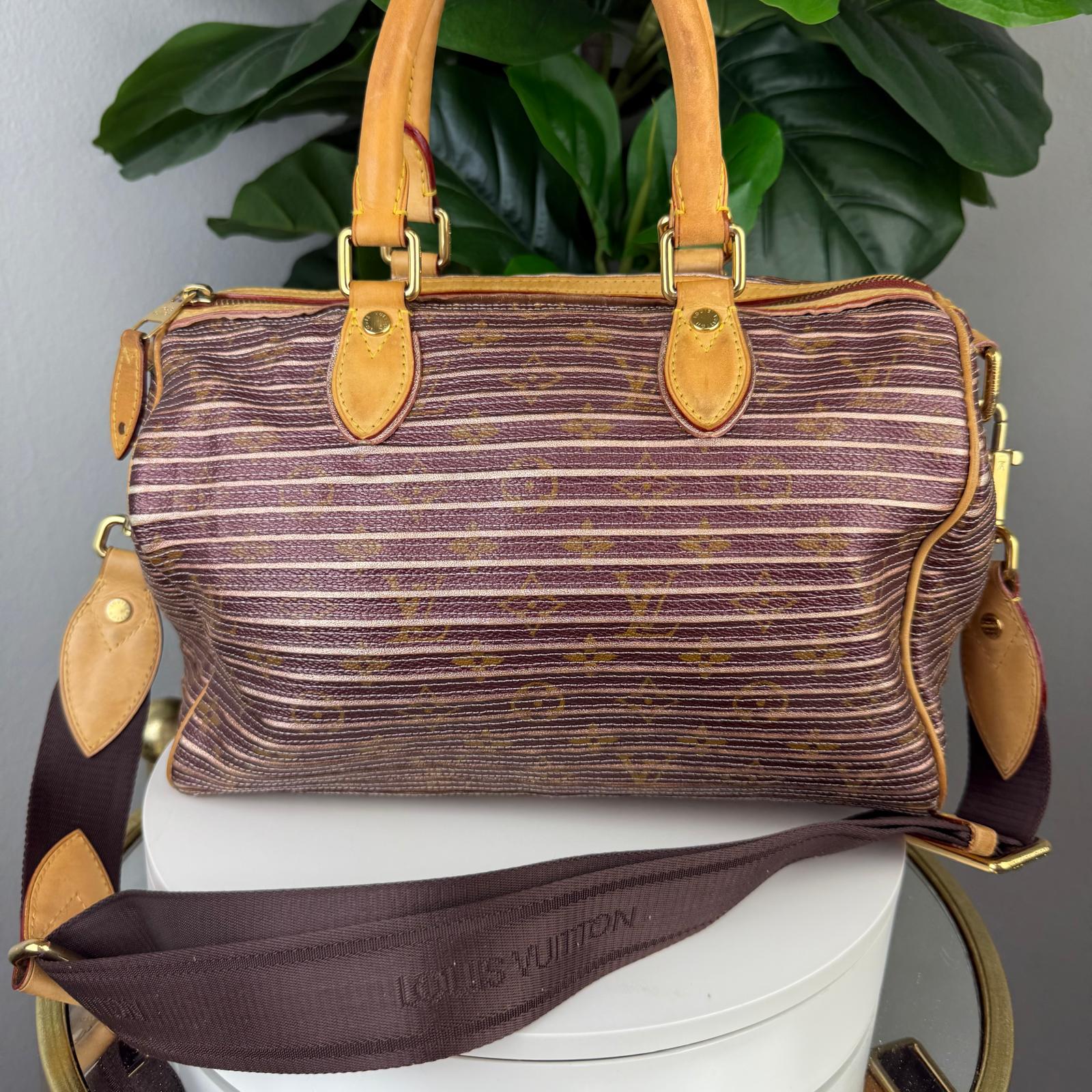 Authentic Louis Vuitton Limited Edition Monogram Eden Speedy 30 Bag