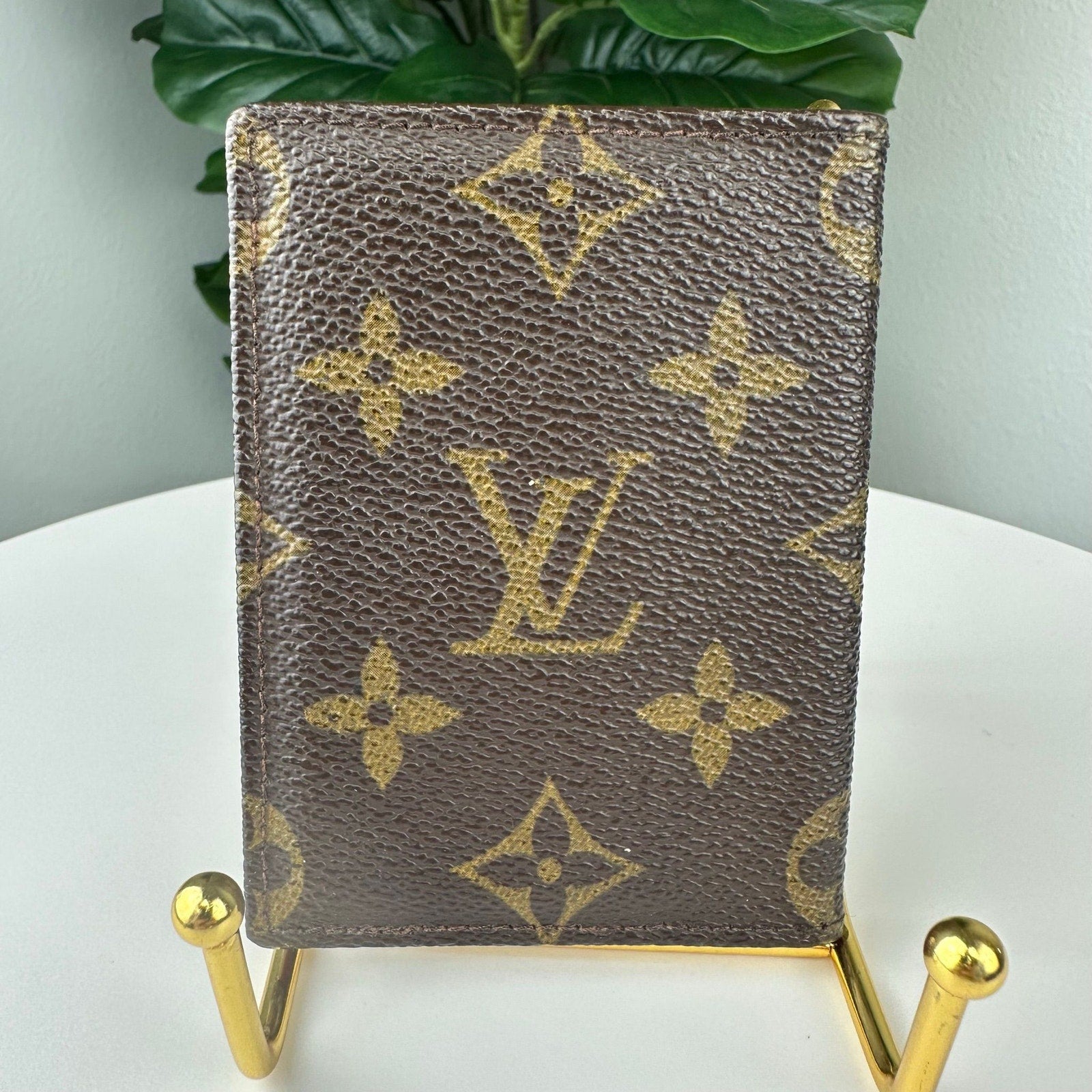 💎Authentic Louis Vuitton Monogram Pocket Organizer Card Holder Wallet