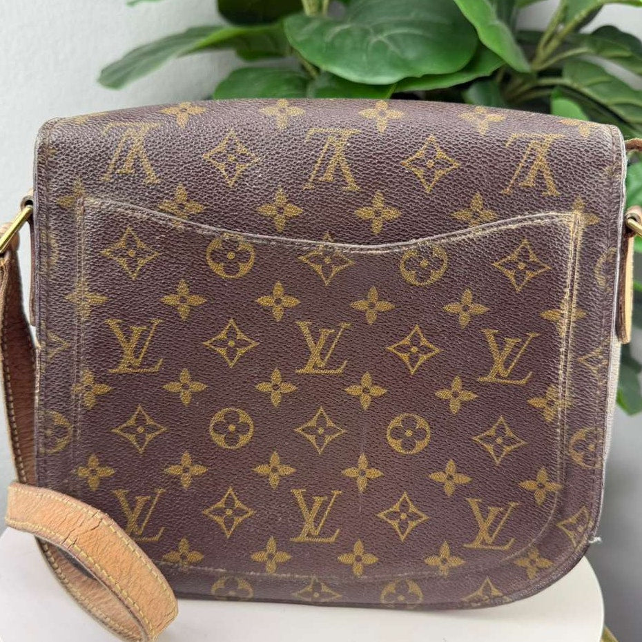 Authentic  Louis Vuitton Monogram Saint Cloud GM Shoulder Bag