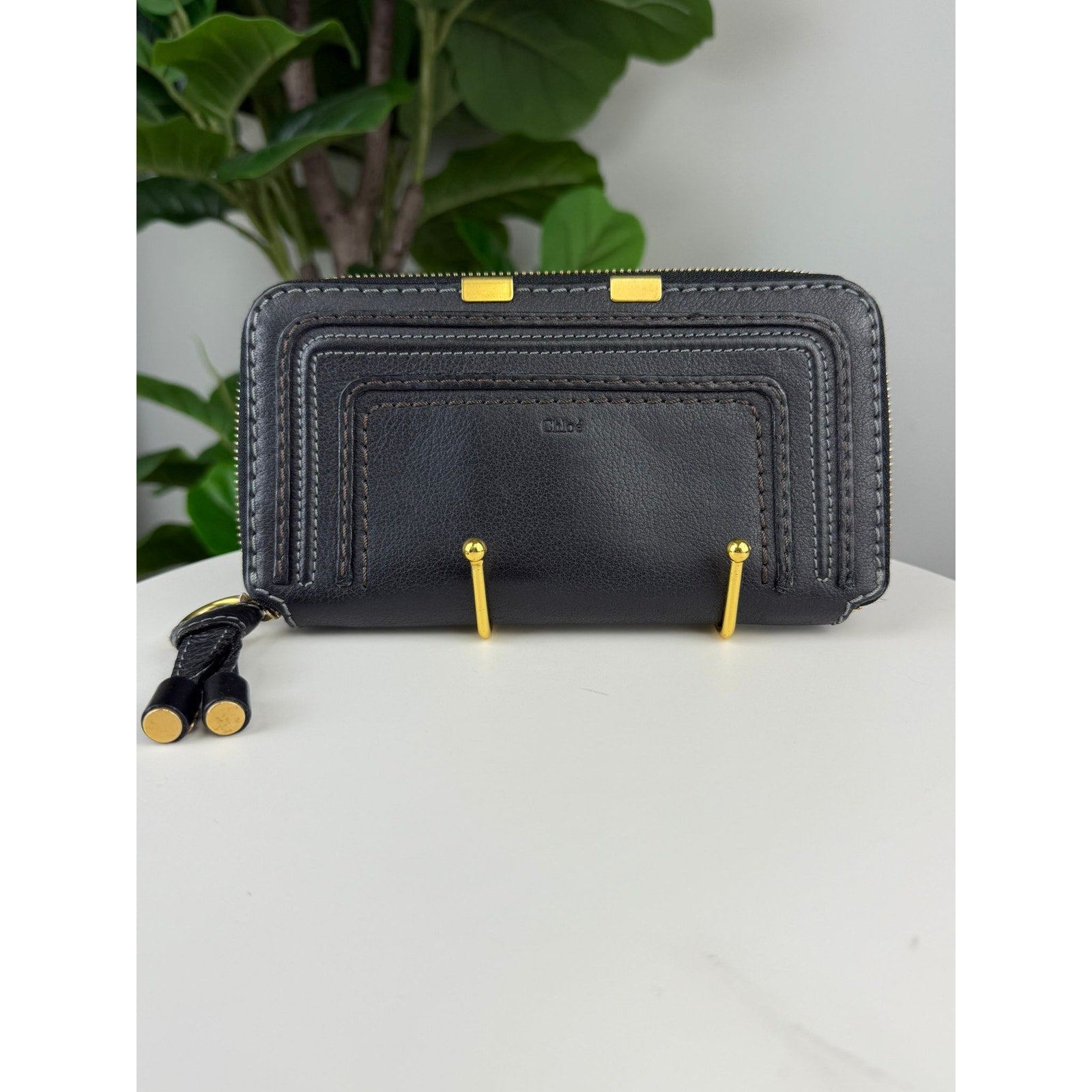Authentic Chloe Marcie Long Zippy Wallet