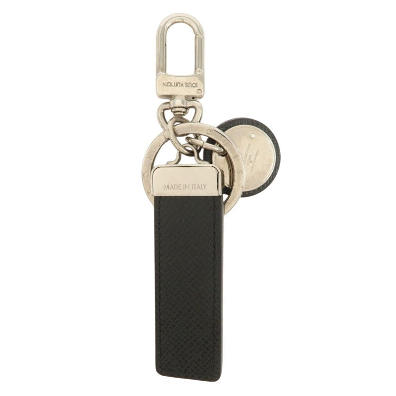 Authentic Louis Vuitton Taiga Leather Metal Porte Cles Neo LV Club