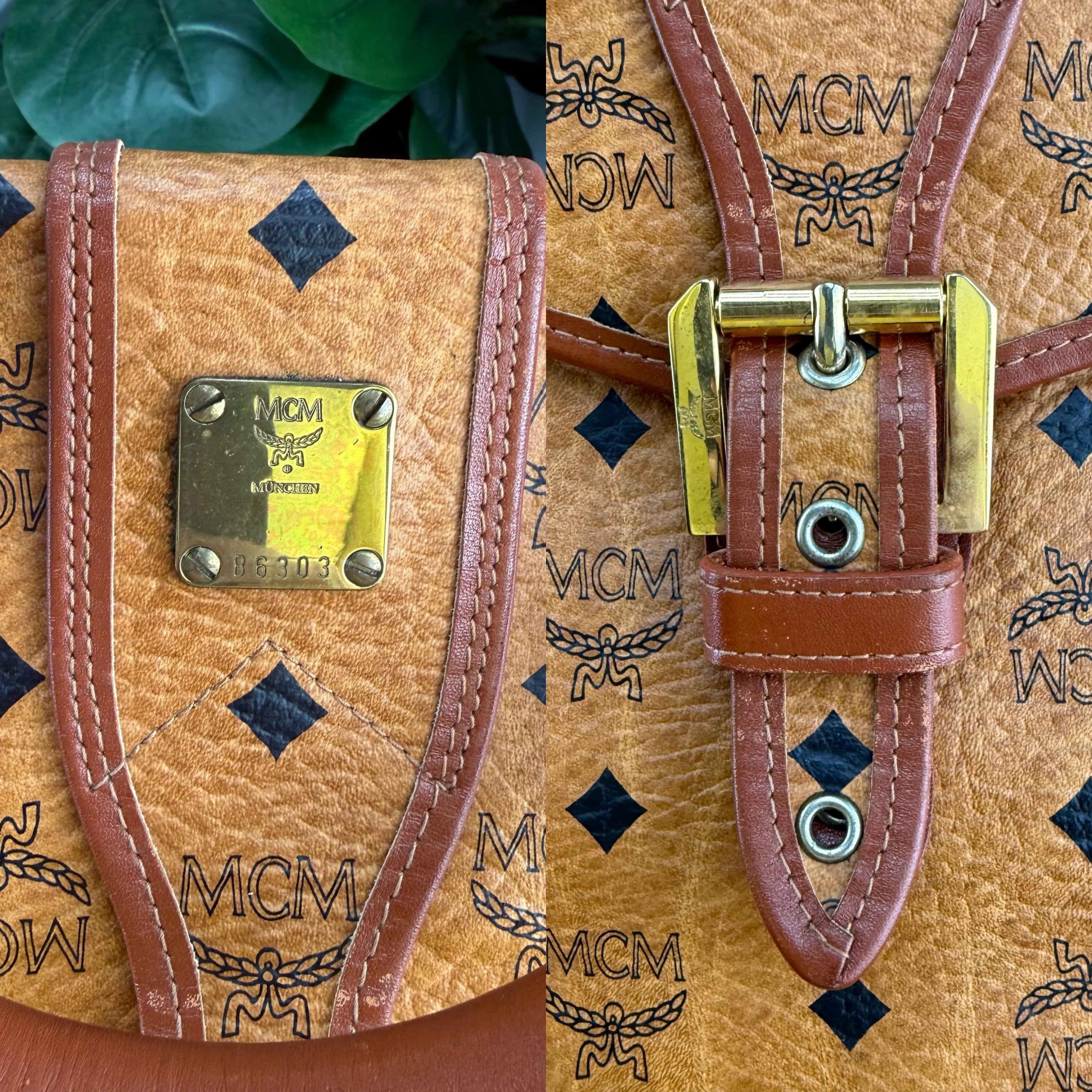 Authentic MCM Briefcase with strap