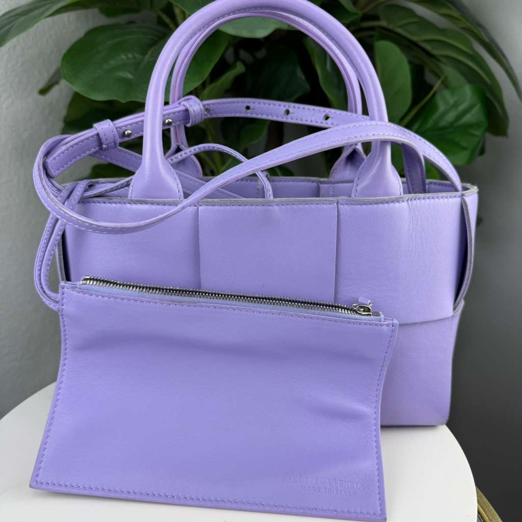 💎✨Authentic Bottega Veneta Mini Arco Intreccio Leather Tote Bagverint