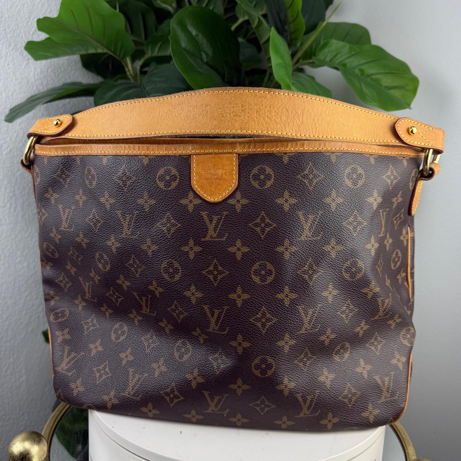 Louis Vuitton Looping GM Monogram Canvas Shoulder Bag Authentic Pre Owned