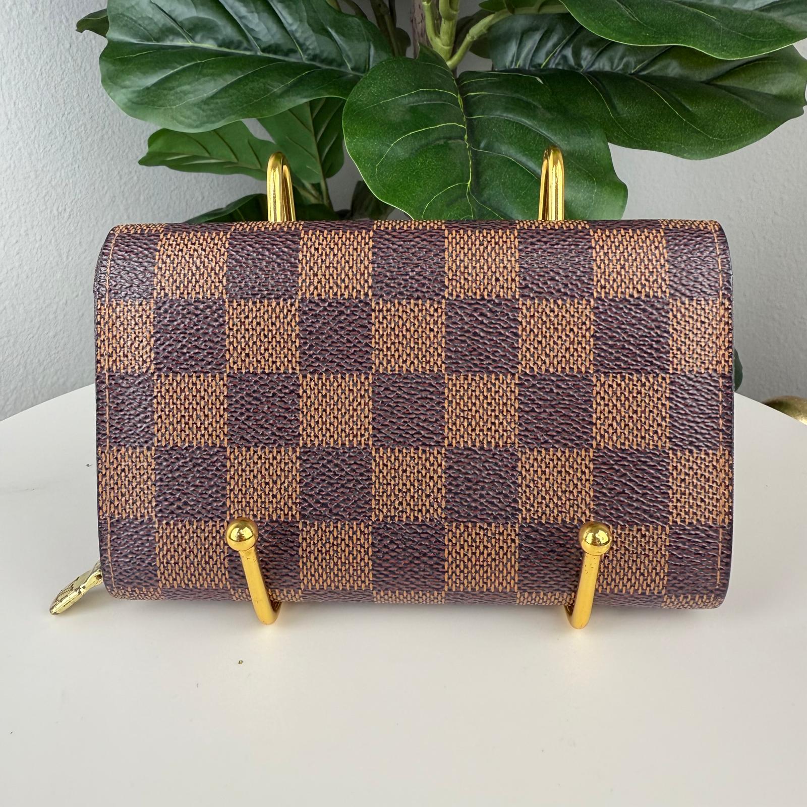Authentic Louis Vuitton Monogram Canvas Porte Monnaie Tresor Wallet