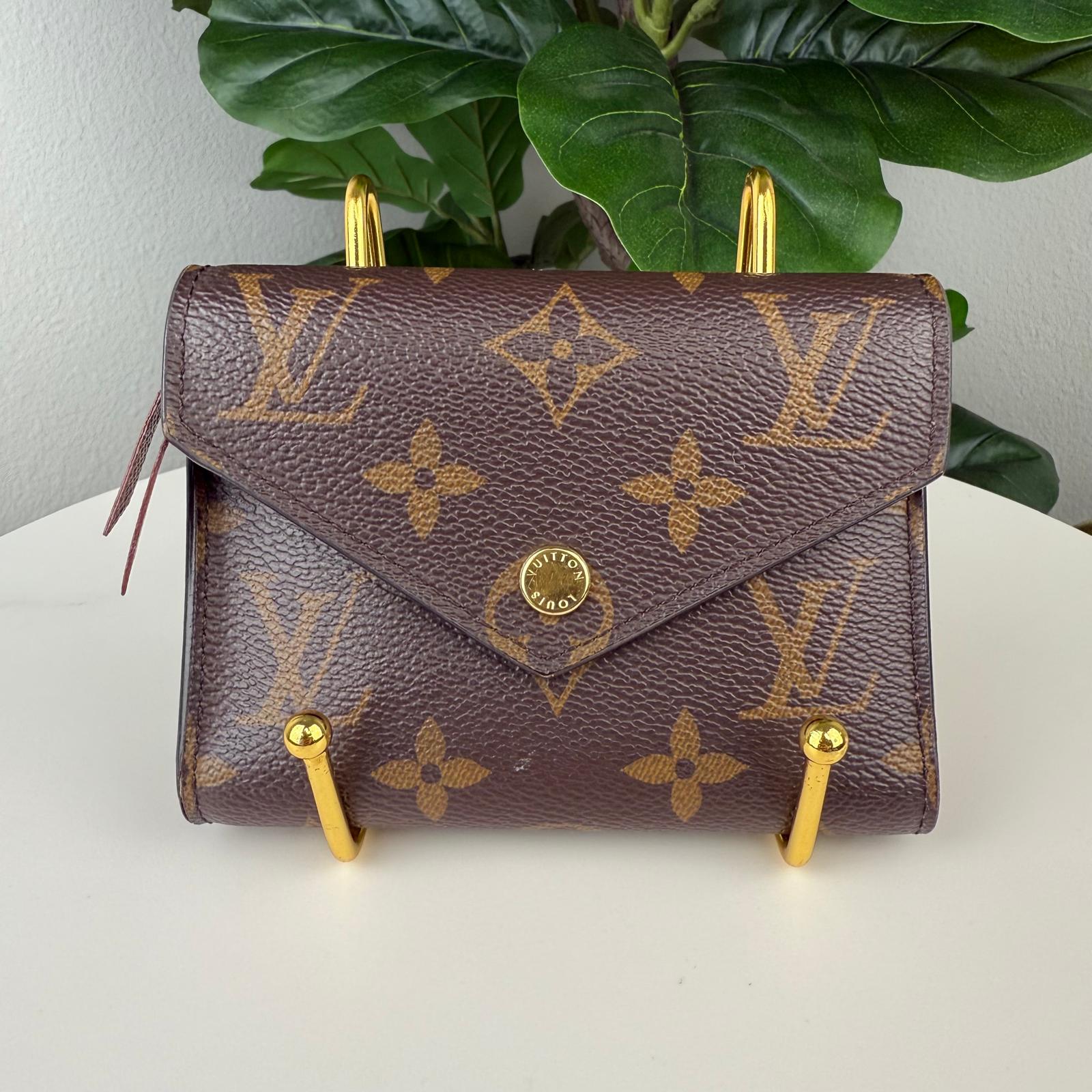 Authentic Louis Vuitton Monogram Porte Monnaie Zip Wallet